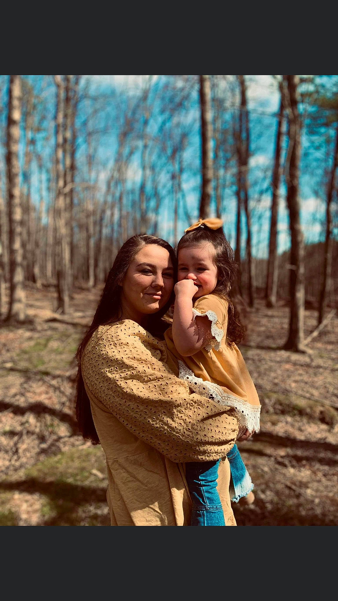 Remmi is registered to the contest to win money with this photo: fawn, flash_photography, forest, gesture, grass, happy, joy, leaf, leisure, people_in_nature, person, plant, recreation, romance, sky, smile, sunlight, tree, trunk, wood