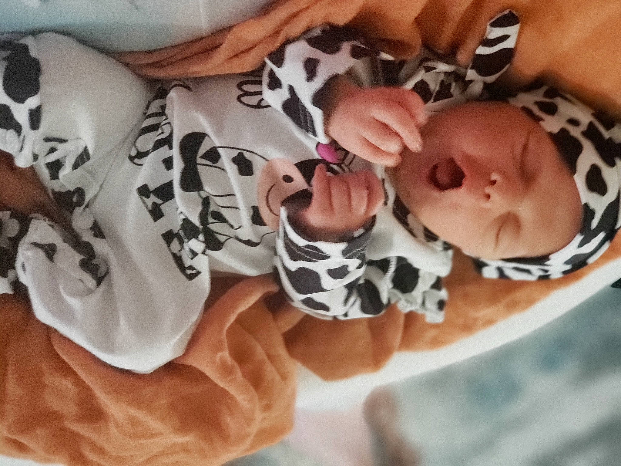 Emmy joined the competition — help win amazing prizes! baby, baby_products, baby_toddler_clothing, carmine, child, comfort, eyelash, fashion_accessory, finger, font, headwear, linens, nail, pattern, peach, person, pink, sleeve, thumb, toddler