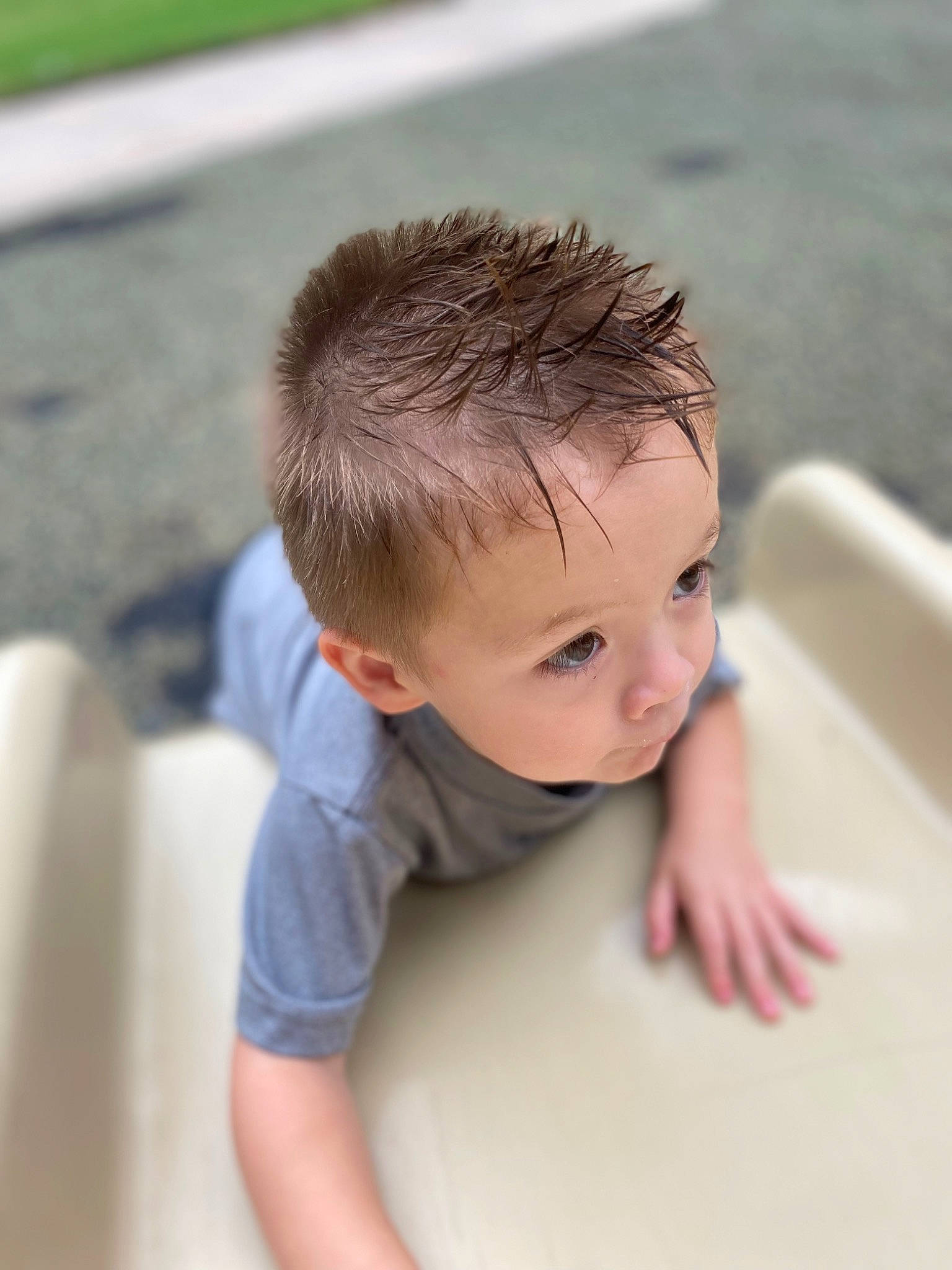 Lucas joined the competition — help win amazing prizes! arm, baby_toddler_clothing, bathtub, comfort, elbow, flooring, fun, grass, hair, happy, head, human_body, leisure, neck, person, recreation, sitting, sleeve, t_shirt, toddler