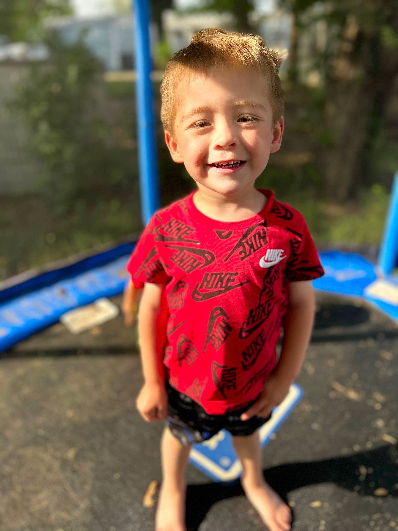 Lucas joined the competition — help win amazing prizes! blue, child, cool, electric_blue, fun, grass, hairstyle, happy, human_body, joint, joy, leisure, person, plant, recreation, shorts, shoulder, sleeve, smile, t_shirt