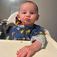 Greyson joined the competition — help win amazing prizes! baby, bathing, bathtub, bodypart, cream, cutlery, dessert, eating, face, finger, food, hand, head, icecream, person, photography, portrait, sink, spitting, spoon