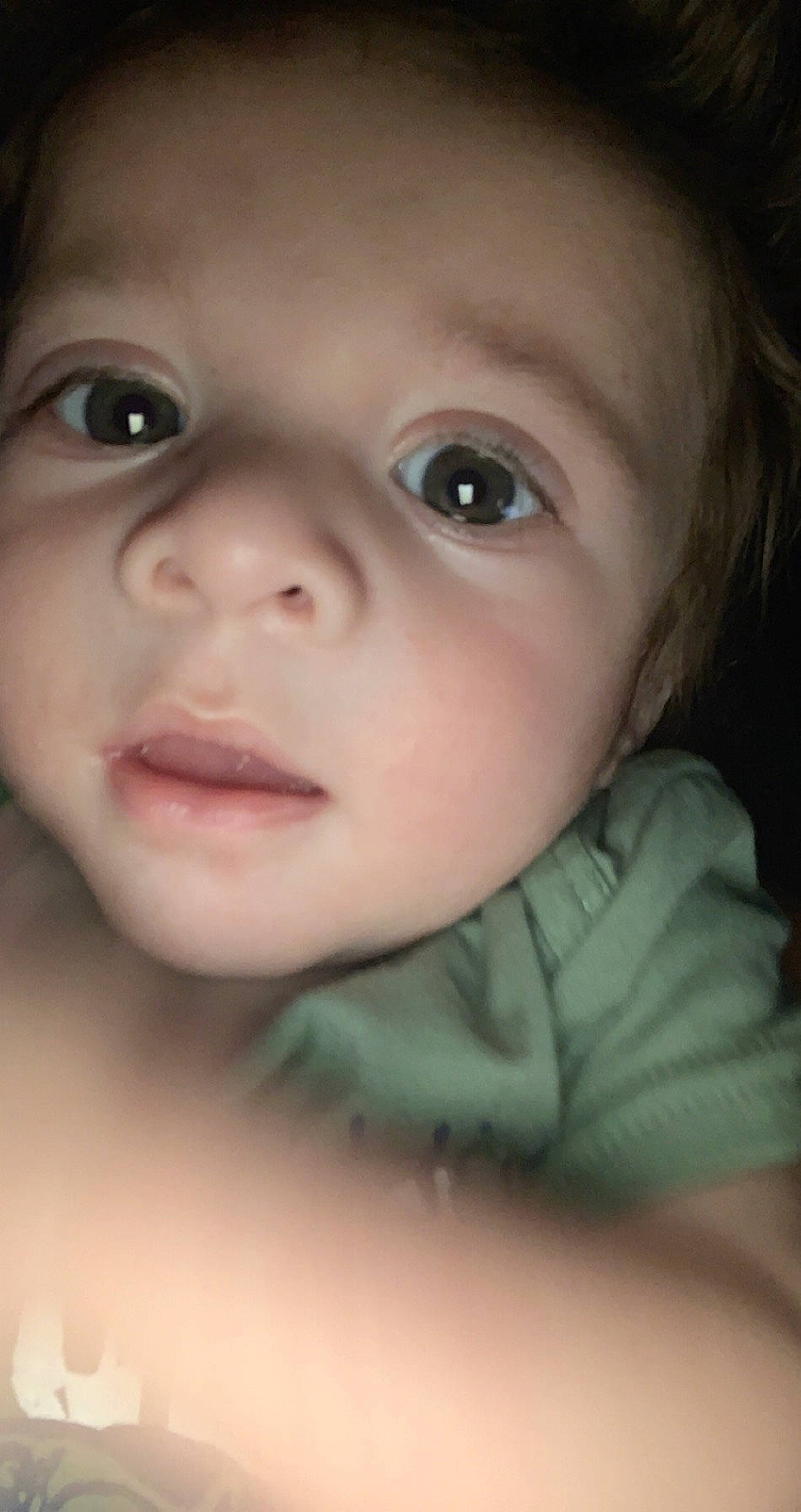 Brantley is registered to the contest to win money with this photo: baby, beauty, cheek, child, chin, close_up, eye, eyebrow, eyelash, face, forehead, head, iris, lip, mouth, nose, organ, person, portrait, skin