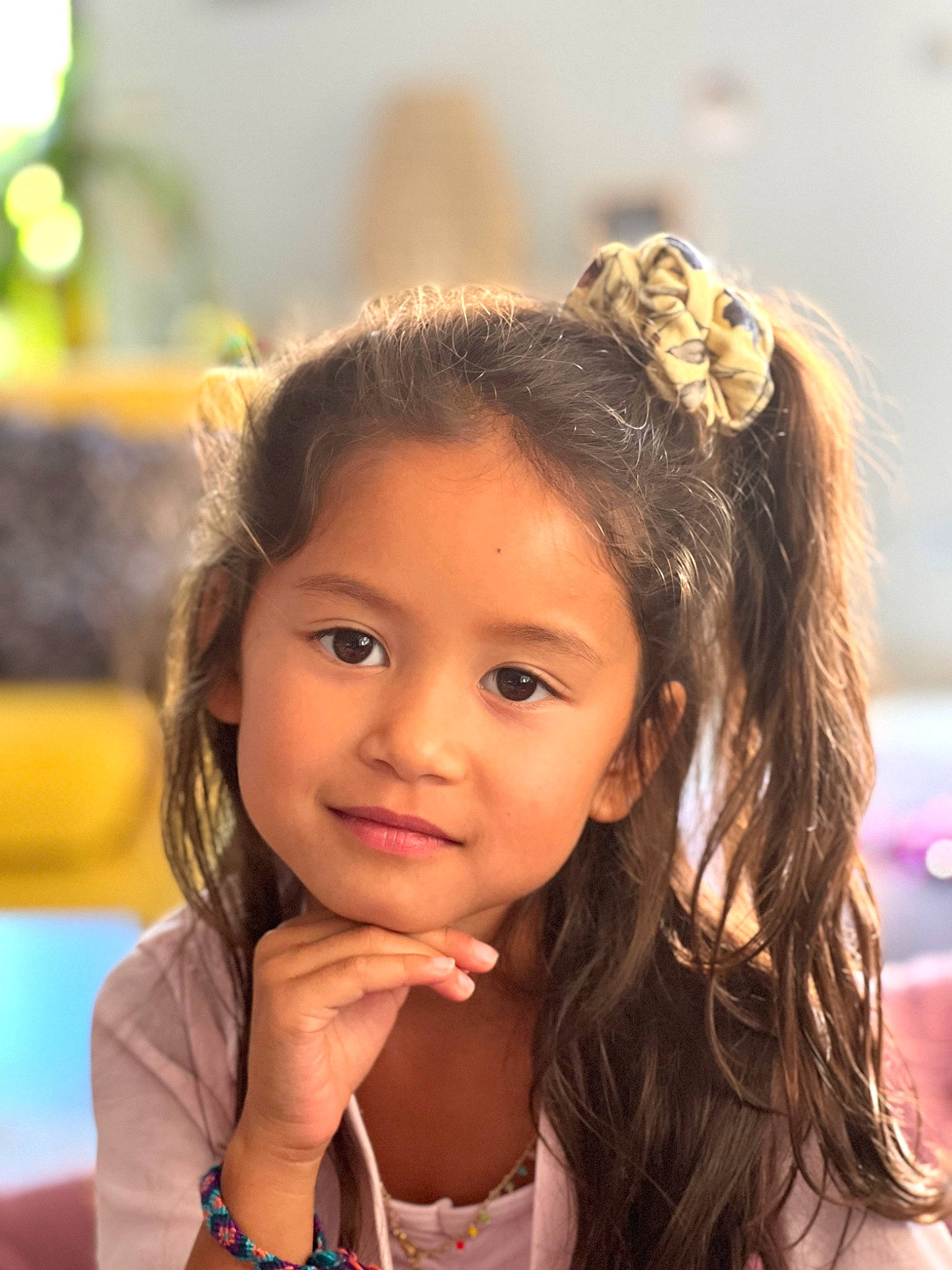 Liya a rejoint le concours — aidez-le/la à gagner de superbes lots ! child, chin, dress, eye, eyebrow, eyelash, face, flash_photography, fun, grass, hair, happy, iris, joy, lip, long_hair, neck, nose, person, skin