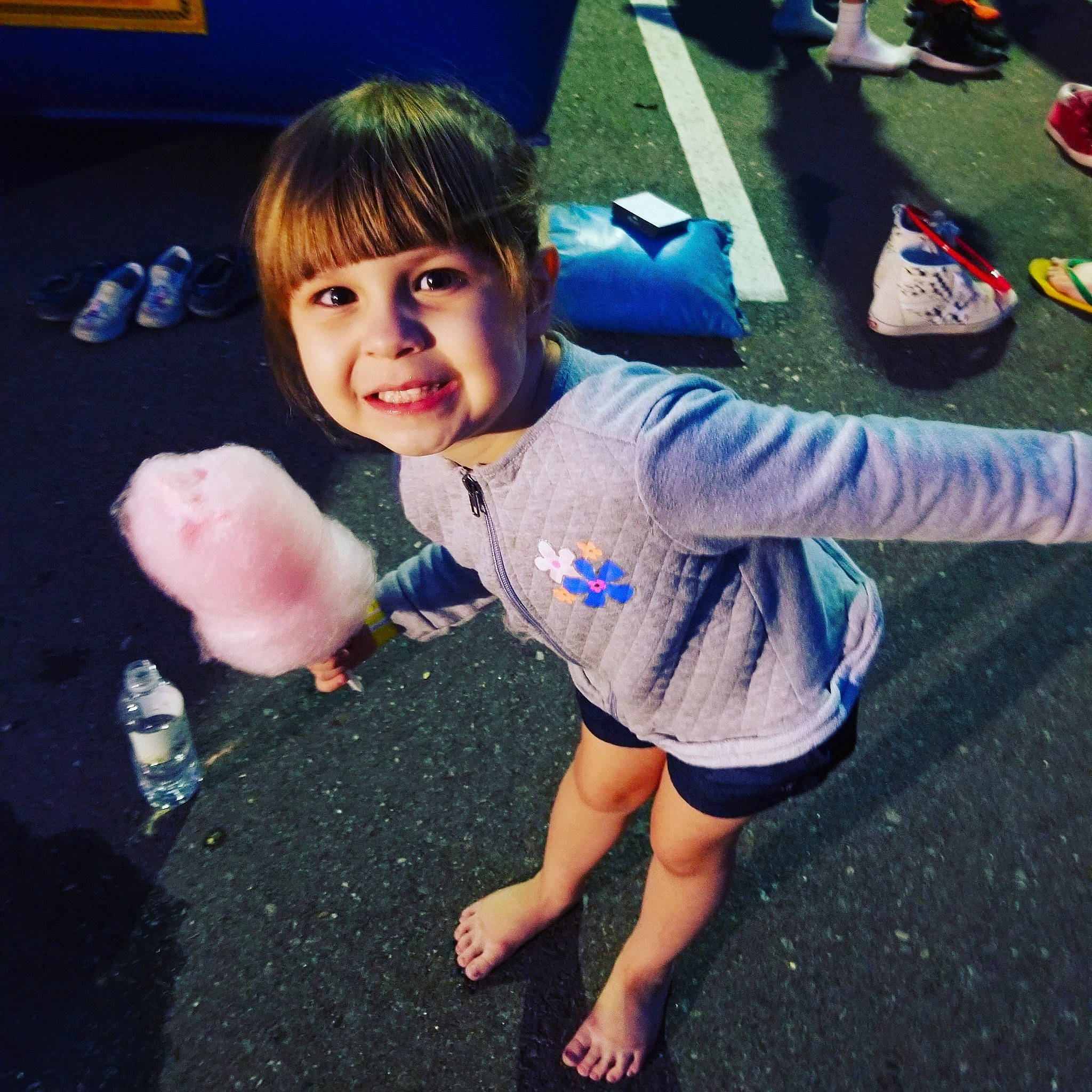 Kira is registered to the contest to win money with this photo: adventure, arm, blue, bouldering, child, cool, finger, footwear, fun, hand, happy, human_leg, joy, leg, person, play, recreation, shoe, snapshot, standing