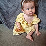 Victoria joined the competition — help win amazing prizes! toddler, child, birthday_crown, yellow_dress, waffle, carpet, couch, gray_couch, curly_hair, sitting, indoors, snack, headband, baby, food, one_year_old, celebration, small_child, cute, portrait
