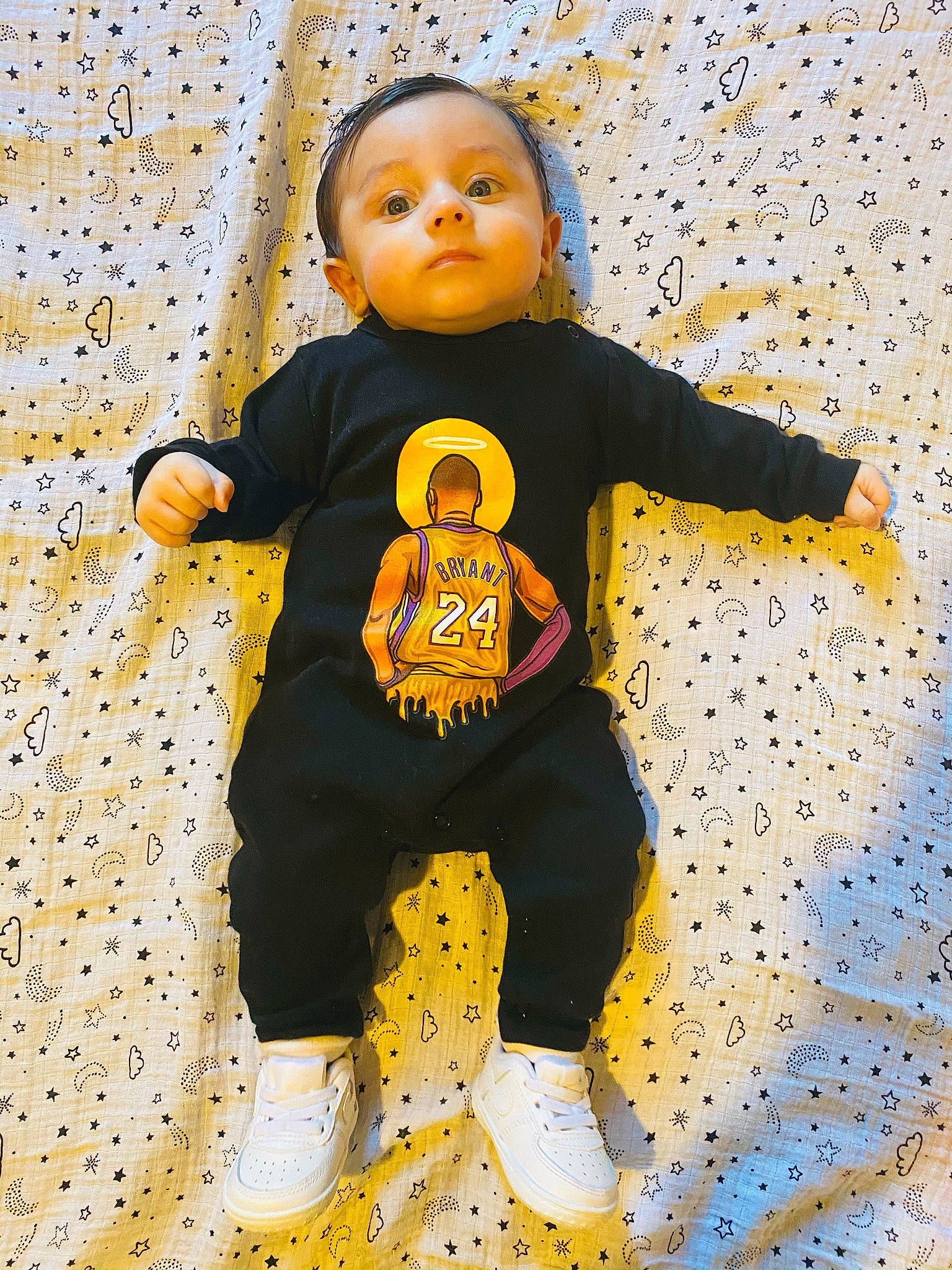 Cash joined the competition — help win amazing prizes! active_pants, baby, baby_products, baby_toddler_clothing, baby_toys, doll, person, sleeve, toy, walking_shoe