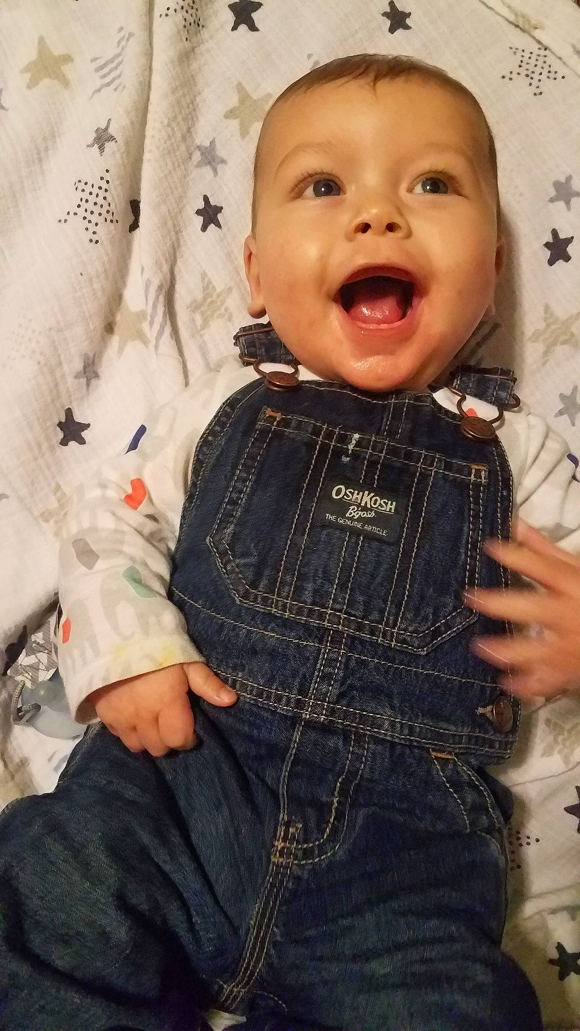 Joseph is registered to the contest to win money with this photo: baby, cheek, child, cool, denim, facial_expression, head, jeans, nose, person, skin, smile, toddler