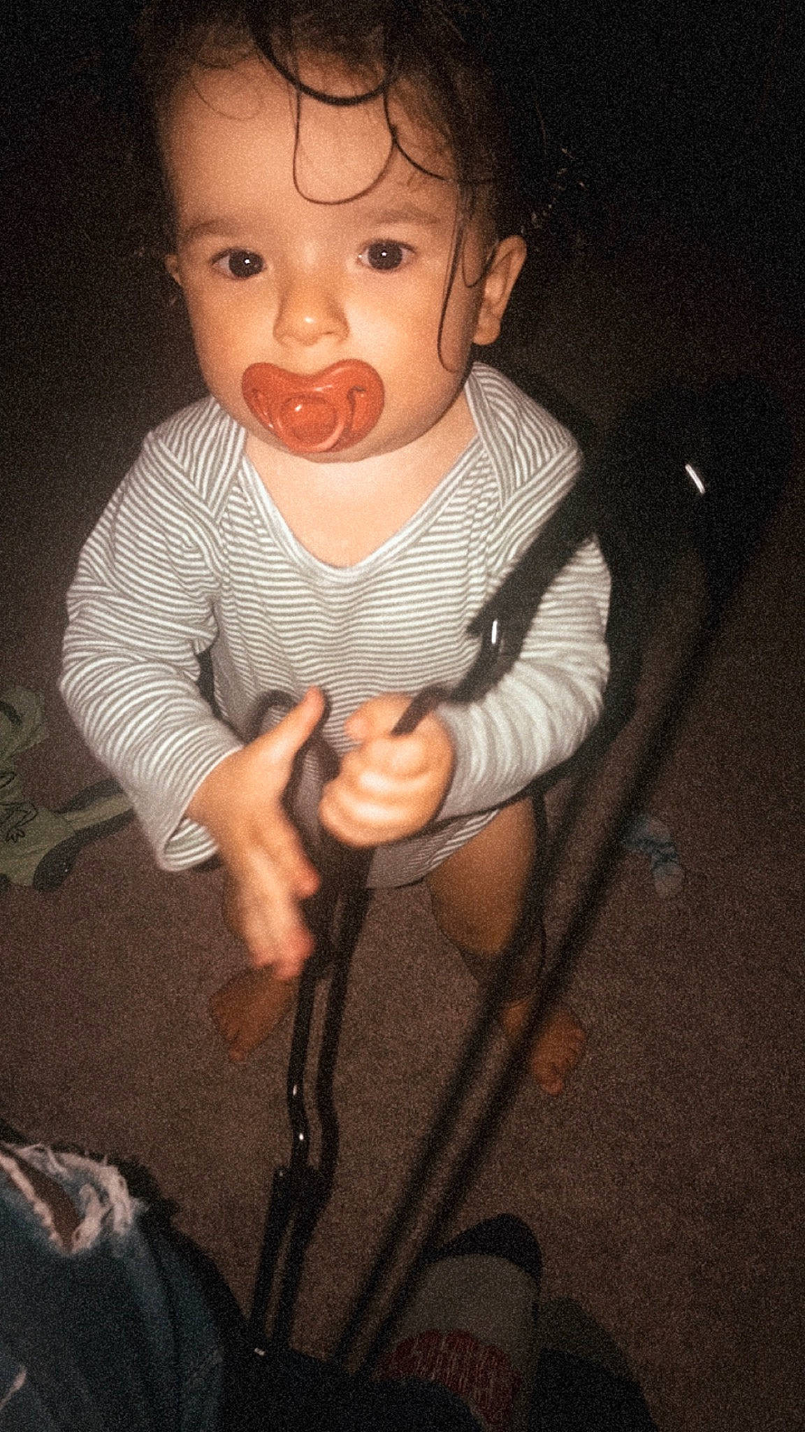 Silas is registered to the contest to win money with this photo: baby_toddler_clothing, cheek, chin, eye, eyebrow, eyelash, face, finger, flash_photography, gesture, hand, head, human_body, iris, lip, mouth, nose, person, skin, sleeve