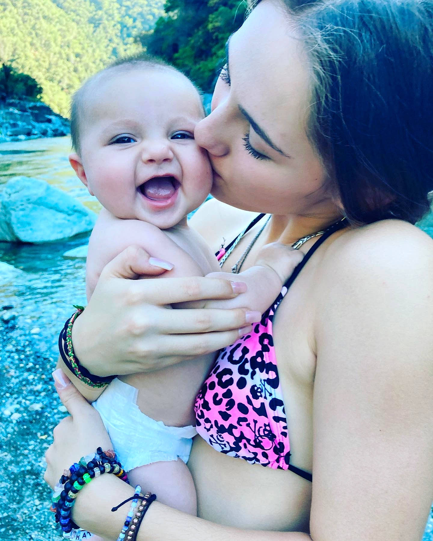 Leila joined the competition — help win amazing prizes! baby, beauty, blue, child, fun, gesture, grass, happy, jewellery, kiss, leisure, lip, love, people_in_nature, person, photograph, plant, skin, smile, toddler