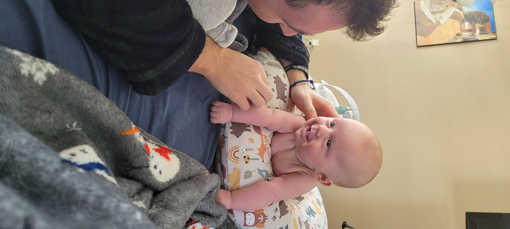 Jace joined the competition — help win amazing prizes! abdomen, baby, baby_products, baby_toddler_clothing, child, ear, eyelash, finger, fun, gesture, happy, hat, jewellery, mouth, nail, nose, person, picture_frame, skin, toddler