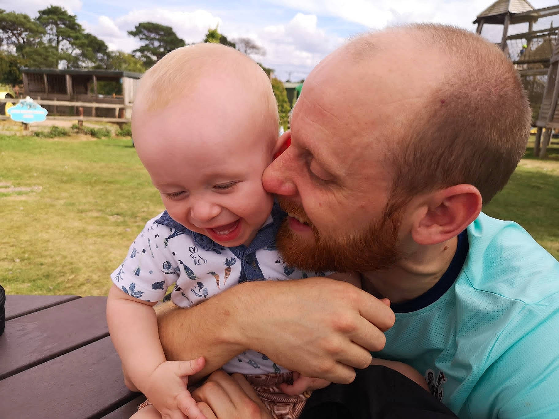 Leonard joined the competition — help win amazing prizes! baby, baby_toddler_clothing, cheek, child, cloud, event, fun, gesture, grass, happy, joy, leisure, nose, people_in_nature, person, plant, recreation, skin, sky, smile