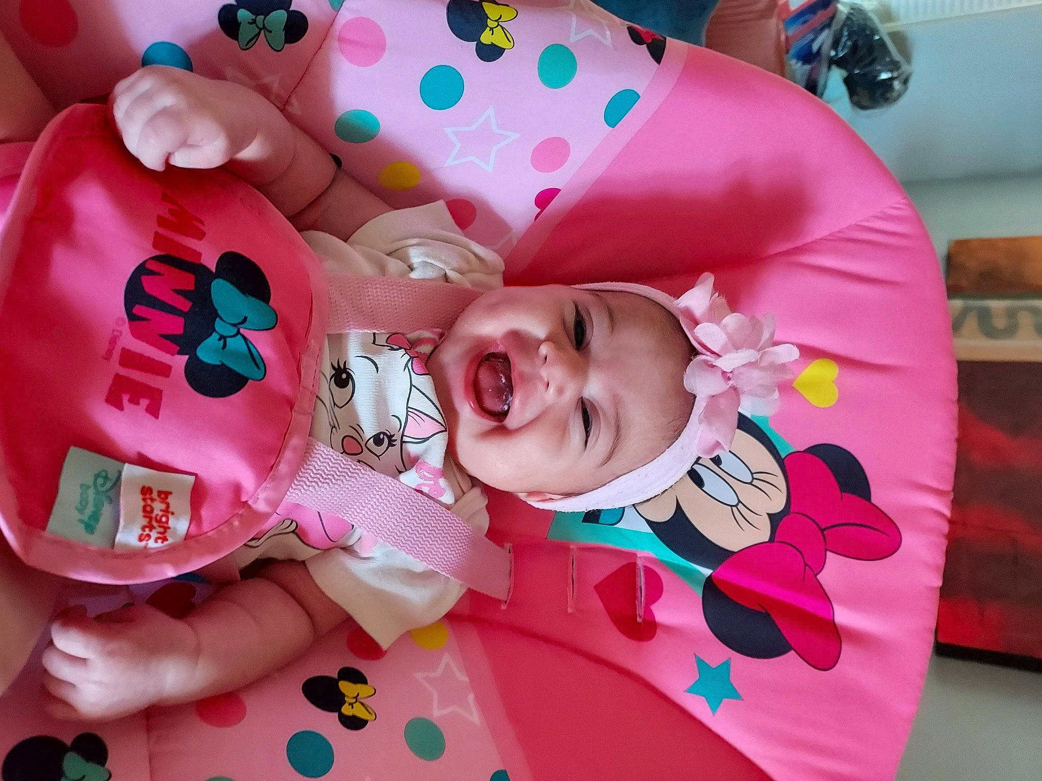 Camila is registered to the contest to win money with this photo: art, baby_toddler_clothing, carmine, child, event, fun, happy, headwear, magenta, pattern, person, pink, smile, textile, toddler, toy