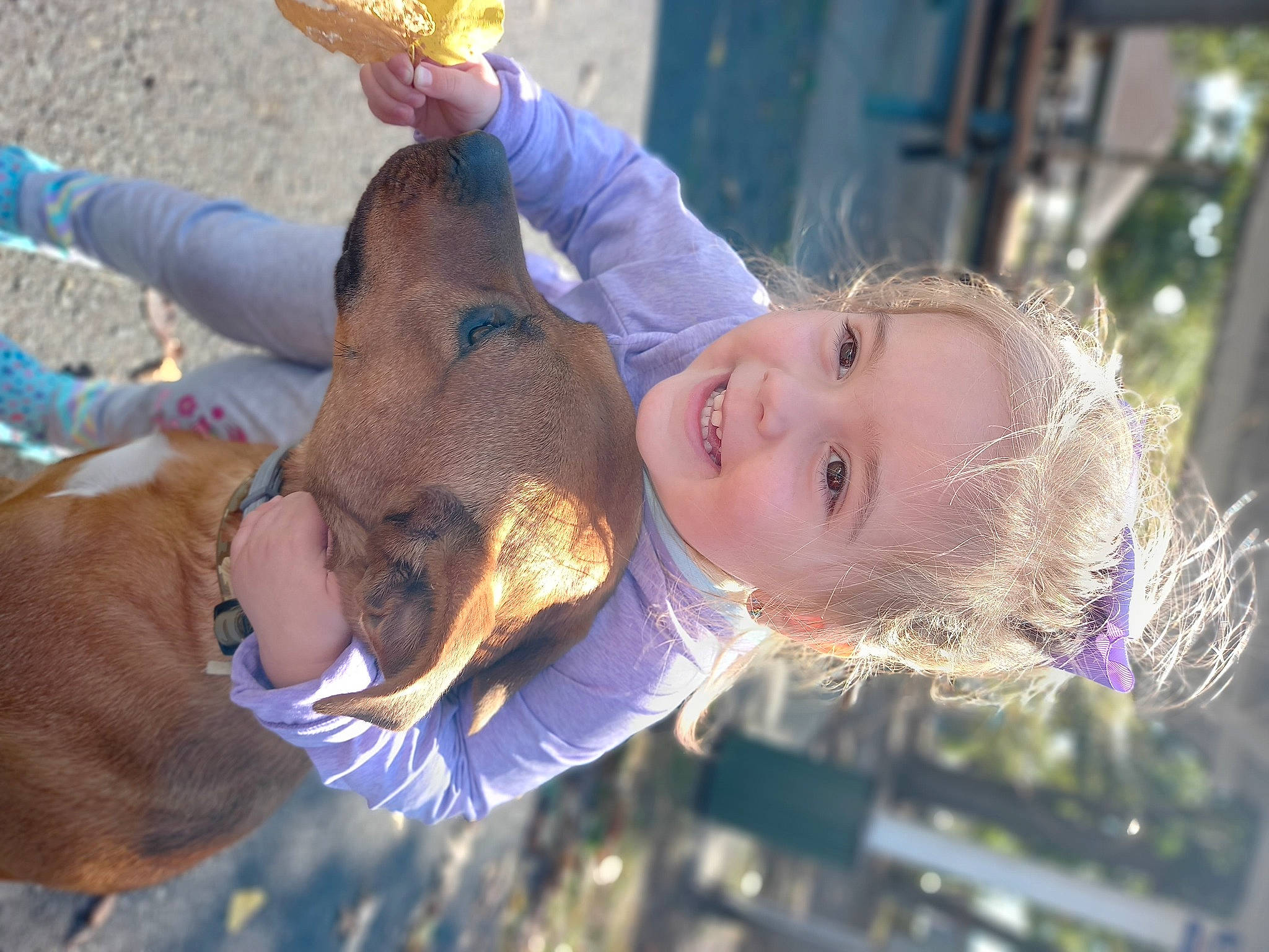 Macie is registered to the contest to win money with this photo: child, ear, fawn, fun, joy, person, sporting_group, vacation