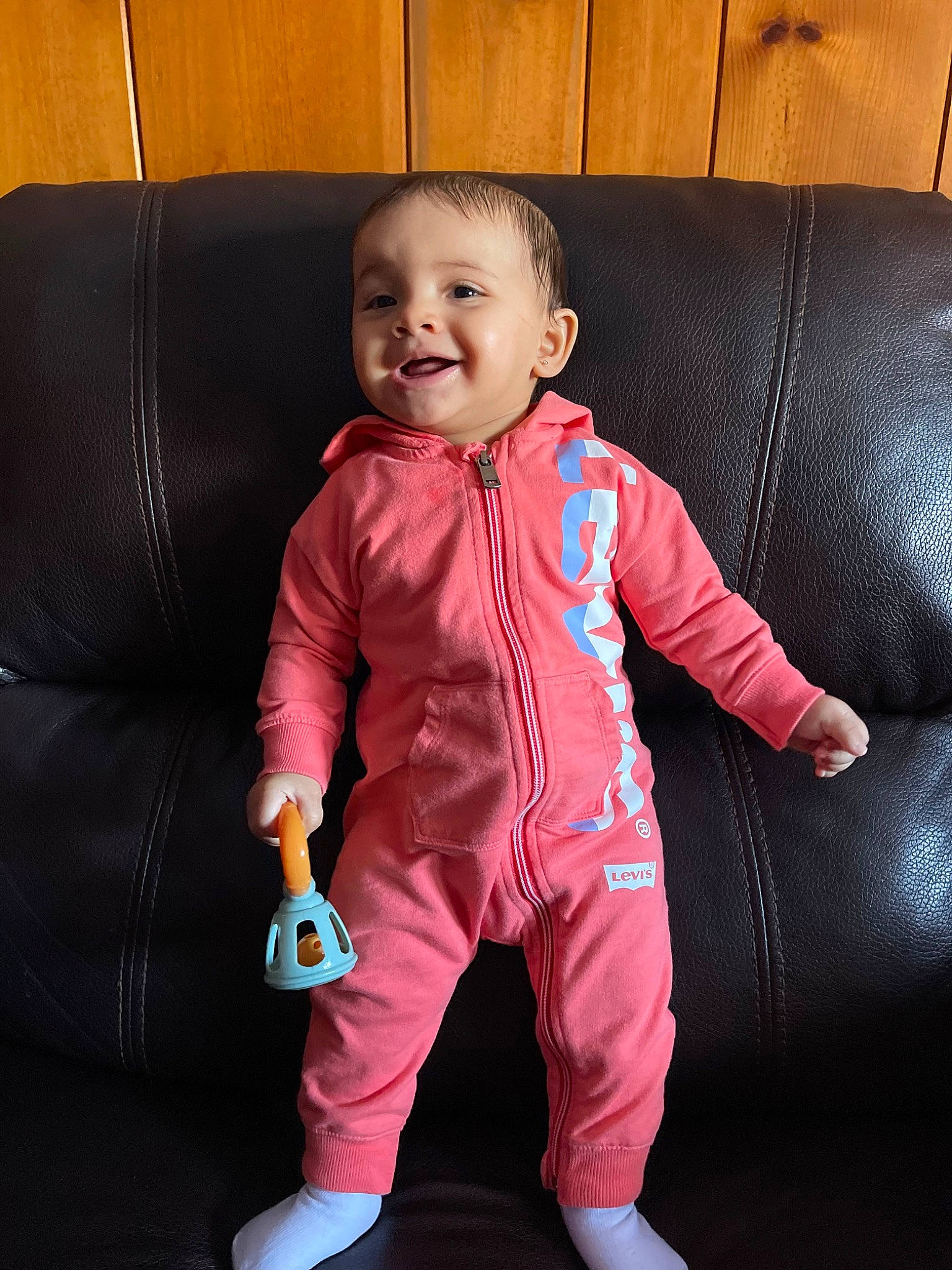 Amiyllah joined the competition — help win amazing prizes! baby, baby_toddler_clothing, cheek, comfort, couch, electric_blue, flooring, fun, happy, human_body, joy, magenta, outerwear, person, play, purple, sitting, sleeve, smile, t_shirt