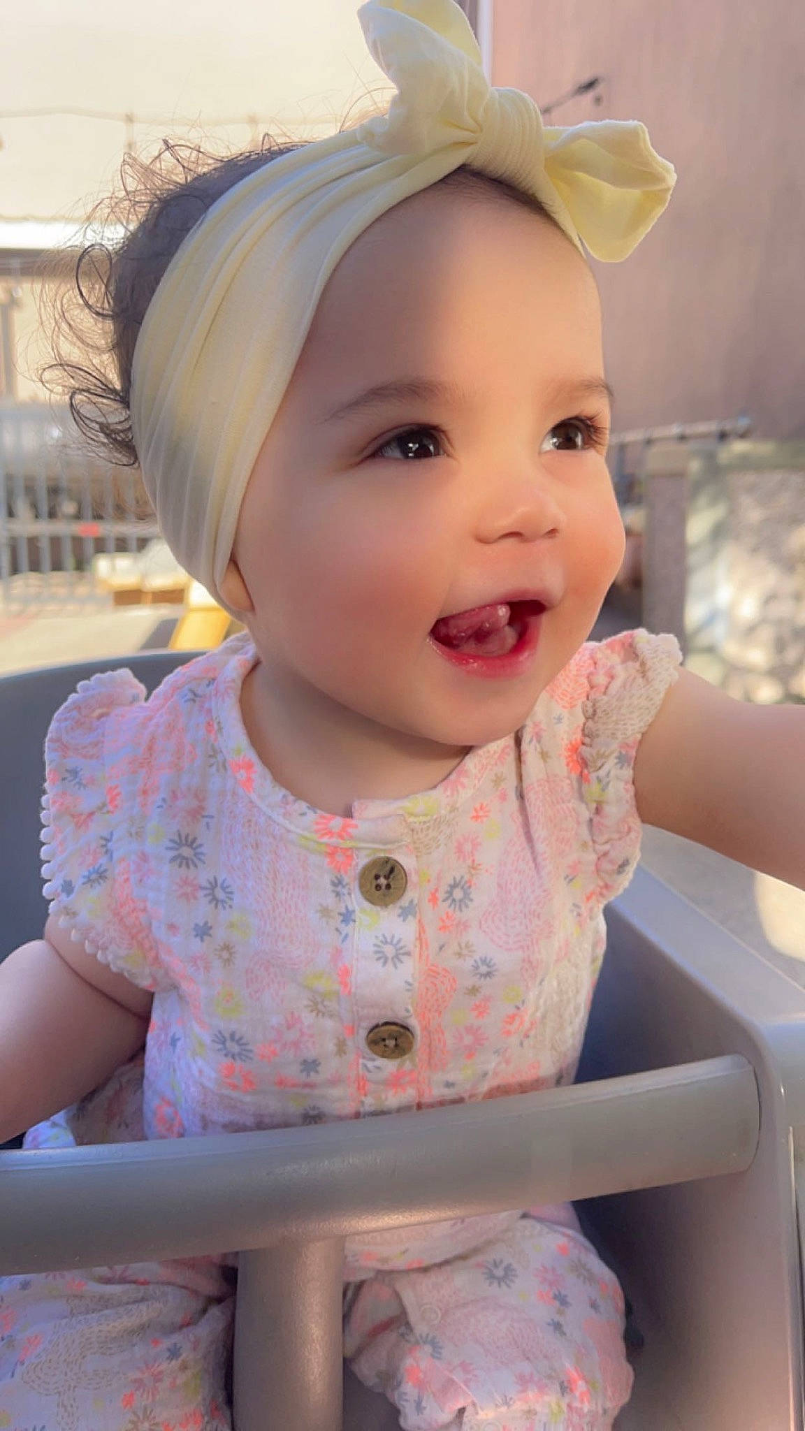 Simyah is registered to the contest to win money with this photo: baby, baby_toddler_clothing, cap, cheek, child, eye, eyelash, fashion_accessory, fun, grass, happy, headwear, iris, leisure, lip, nose, person, pink, skin, sleeve