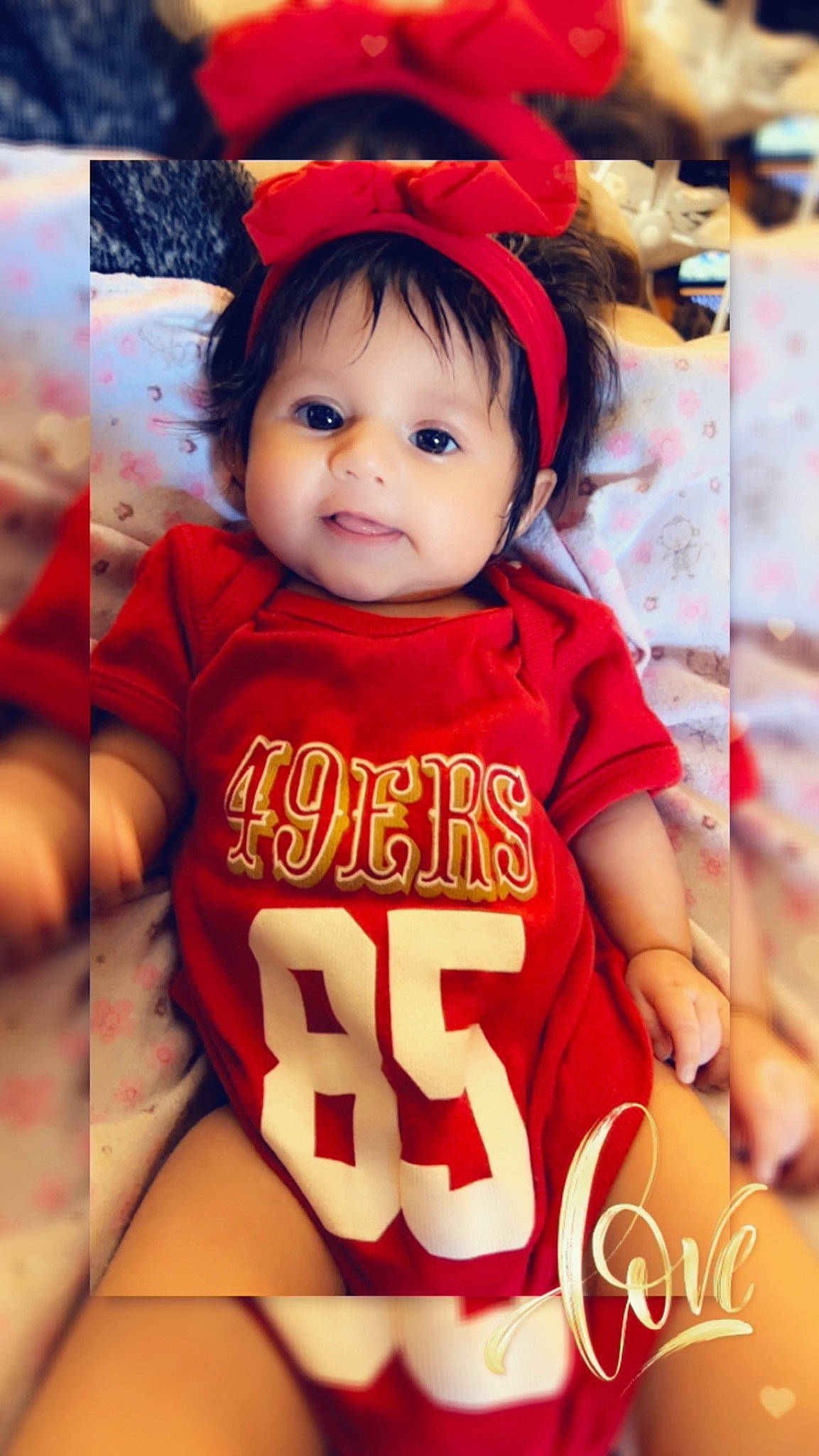 Aurelia joined the competition — help win amazing prizes! baby, baby_toddler_clothing, cheek, child, cool, eye, facial_expression, fun, happy, human, jersey, person, photo_caption, pink, product, skin, sleeve, snapshot, t_shirt, textile