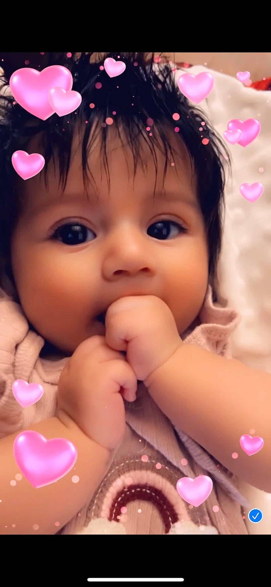 Aurelia joined the competition — help win amazing prizes! bangs, black_hair, cheek, child, chin, eyebrow, eyelash, face, hairstyle, happy, head, headwear, lip, magenta, mouth, nose, person, petal, pink, skin