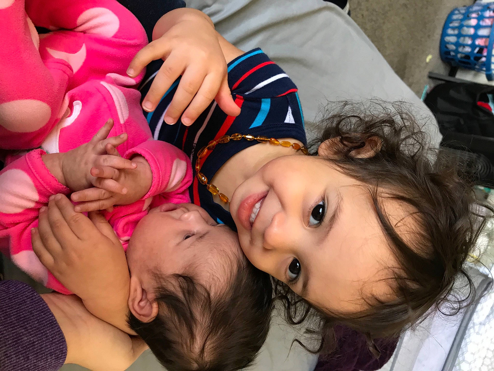 Chance Jr. is registered to the contest to win money with this photo: baby, baby_products, baby_toddler_clothing, baby_toys, cheek, child, eyelash, finger, interaction, joy, lip, love, nail, party_supply, person, playing_with_kids, throat, thumb, toddler, tongue