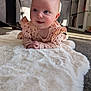 baby, infant, child, portrait, smiling, cute, fluffy_rug, heart_pattern, pink_clothing, indoor, carpet, furniture, shelf, sunlight, happy, toddler, person, head, skin, expression