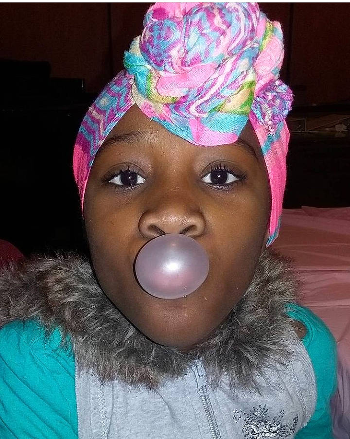 Kalimah joined the competition — help win amazing prizes! chewing_gum, costume_accessory, fur, hair_accessory, headgear, headpiece, headwear, humour, party_supply, person, pink, tongue