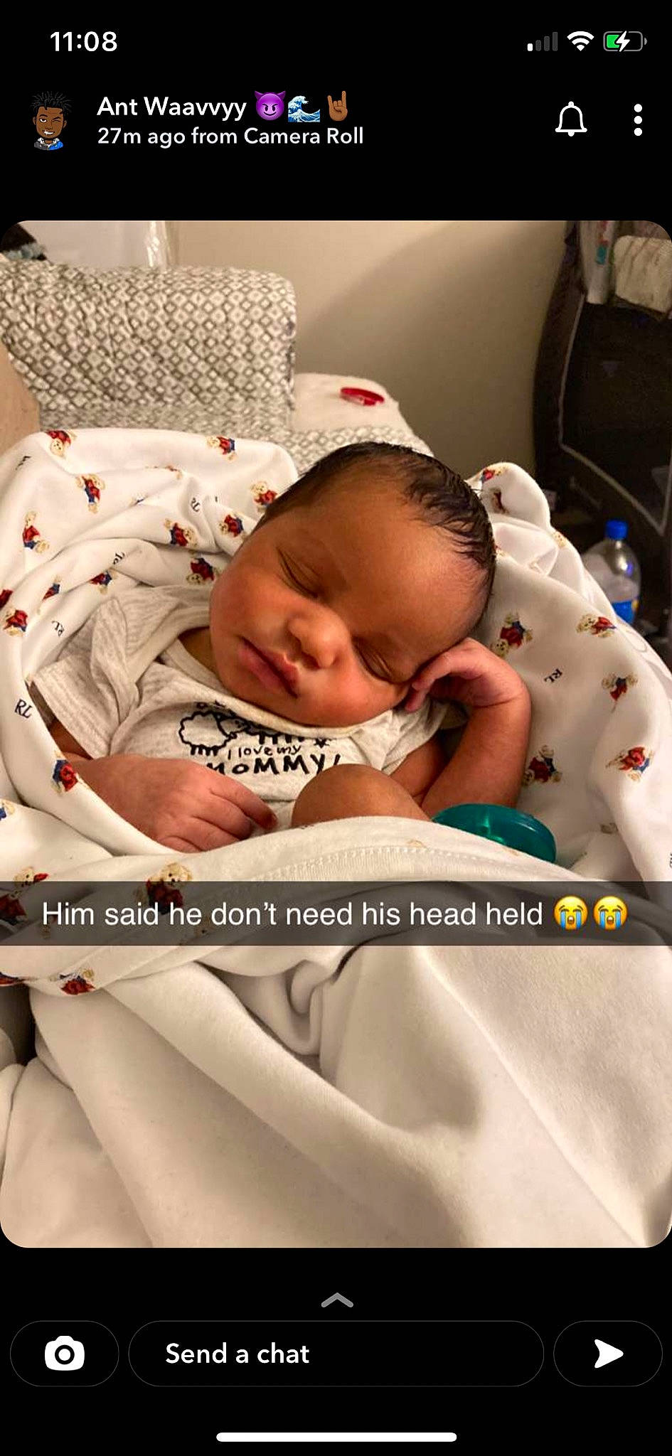 Hezekiah joined the competition — help win amazing prizes! baby, baby_products, baby_safety, baby_sleeping, baby_toddler_clothing, cheek, child, comfort, event, face, facial_expression, font, linens, mammal, mouth, pattern, person, product, skin, sleeve