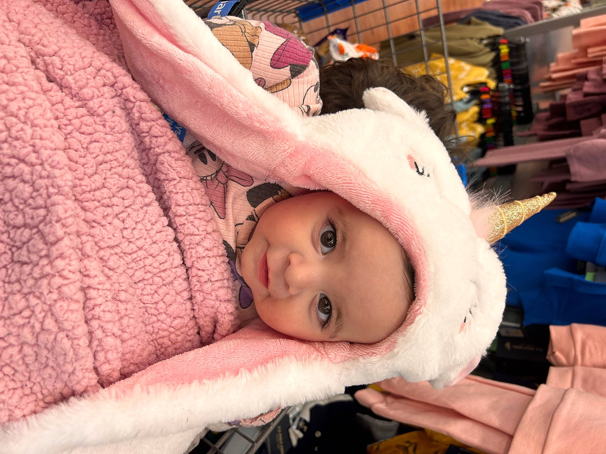 Ariana is registered to the contest to win money with this photo: baby, baby_toddler_clothing, cheek, child, comfort, ear, eye, eyelash, fun, fur, happy, headwear, human_body, iris, mouth, nose, person, skin, smile, textile