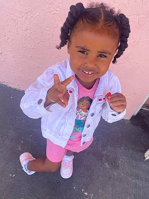 Amia joined the competition — help win amazing prizes! baby_toddler_clothing, cheek, child, fashion_accessory, fun, gesture, happy, joy, lip, magenta, neck, nose, pattern, person, pink, play, skin, sleeve, smile, sock