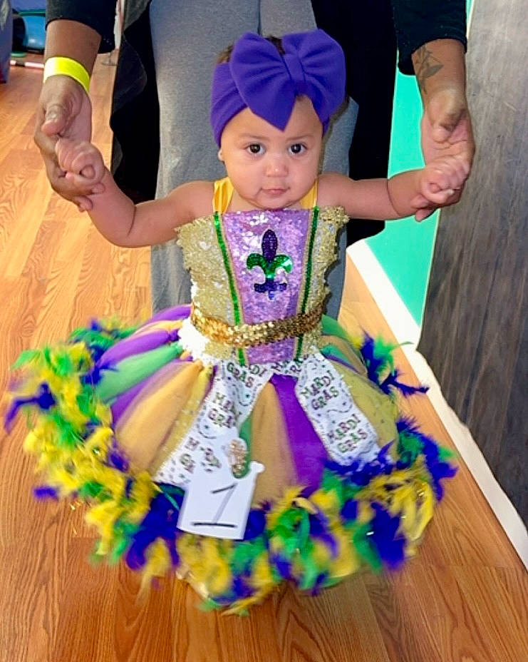 Arabella joined the competition — help win amazing prizes! arm, baby_toddler_clothing, doll, dress, event, fashion_accessory, fashion_design, fictional_character, fun, gesture, hair_accessory, happy, headpiece, headwear, jewellery, magenta, mythical_creature, person, pink, purple