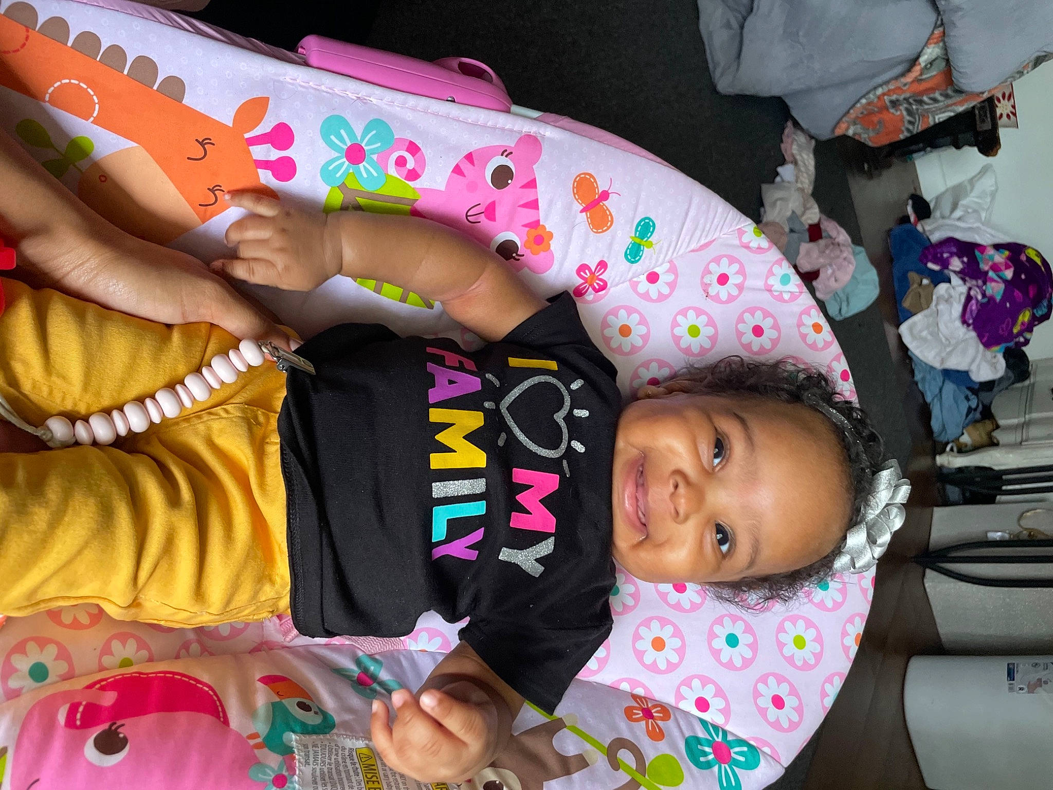 Aleena is registered to the contest to win money with this photo: baby, beauty, child, event, fashion_accessory, fun, green, happy, hat, headgear, joy, leisure, magenta, party, party_supply, pattern, person, pink, snapshot, t_shirt