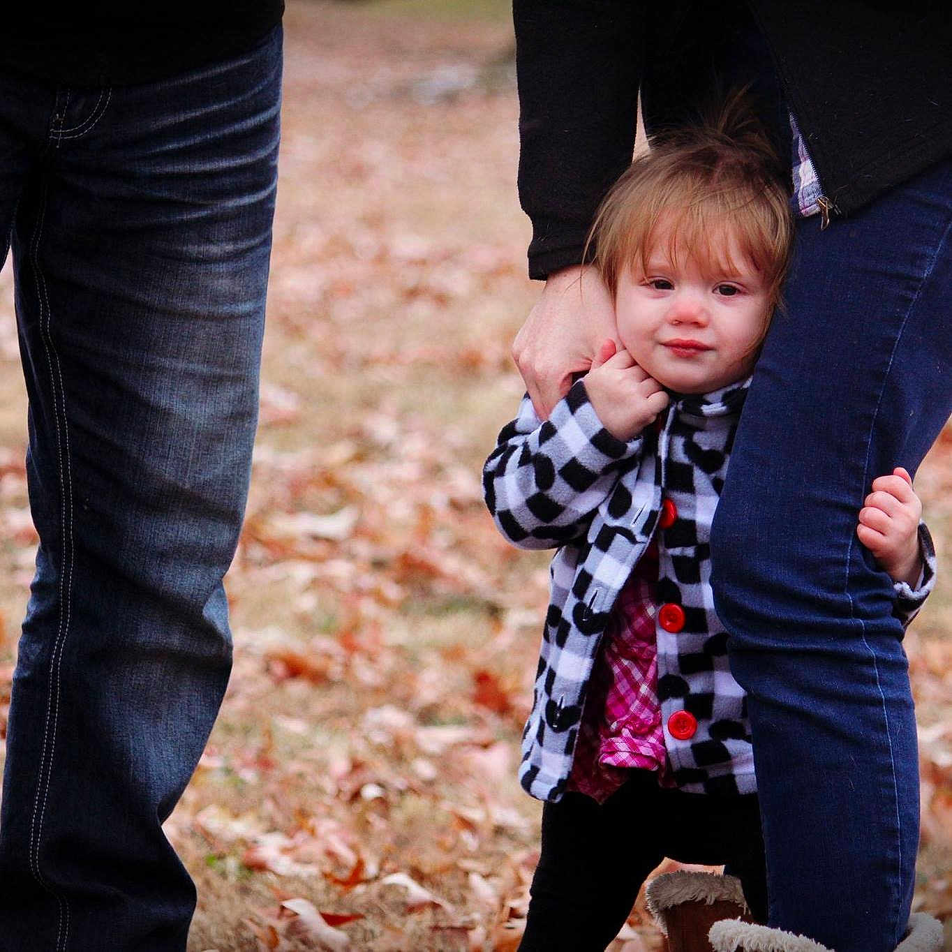 Meiah is registered to the contest to win money with this photo: child, day, emotion, facial_expression, family, fun, girl, happiness, human, jeans, people, person, photograph, product, smile, standing, toddler, winter