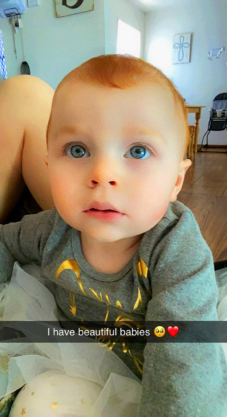 Jacee joined the competition — help win amazing prizes! baby, baby_toddler_clothing, blue, cheek, chin, ear, eye, eyebrow, eyelash, facial_expression, forehead, happy, iris, lip, mammal, mouth, nose, person, skin, sleeve