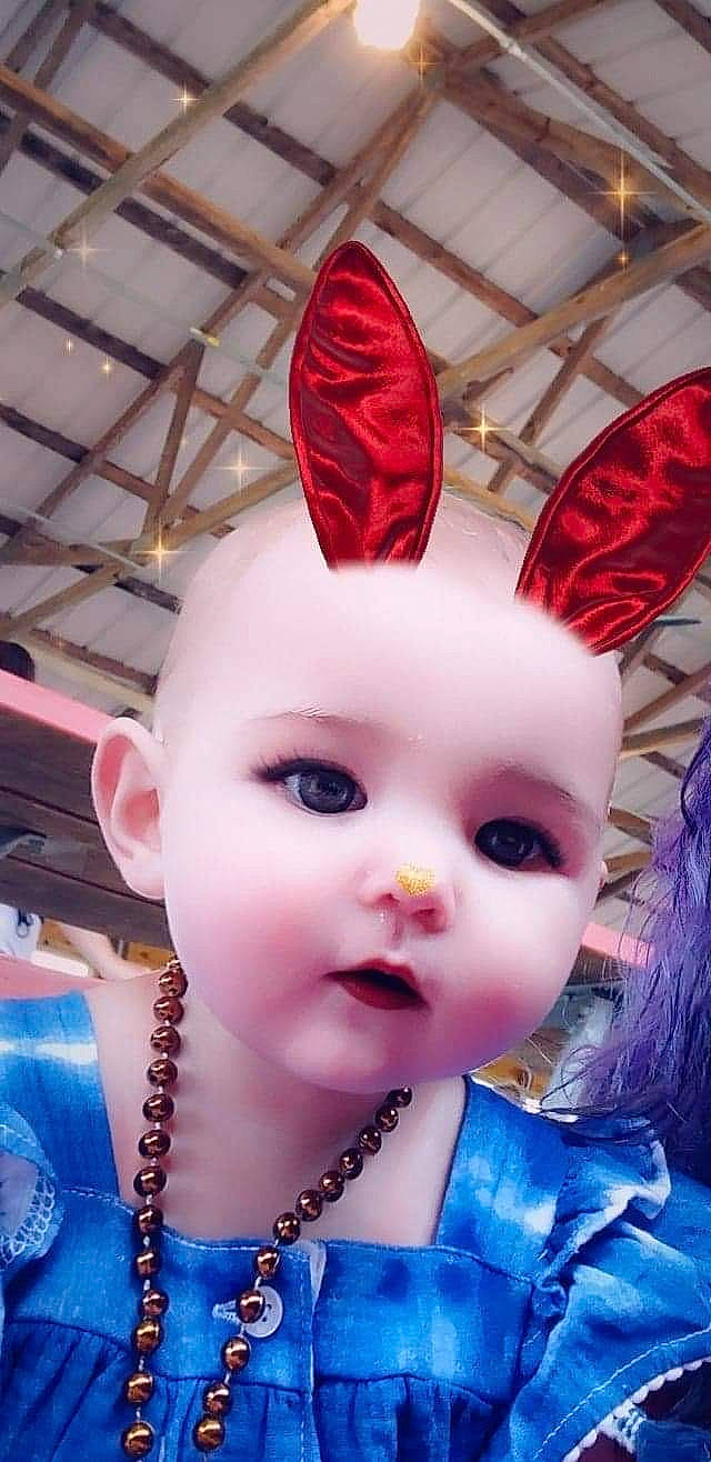 Diane joined the competition — help win amazing prizes! carmine, costume, doll, ear, easter_bunny, event, eye, eyelash, fashion_accessory, fawn, fur, jewellery, magenta, nose, person, pink, purple, rabbit, rabbits_and_hares, toy