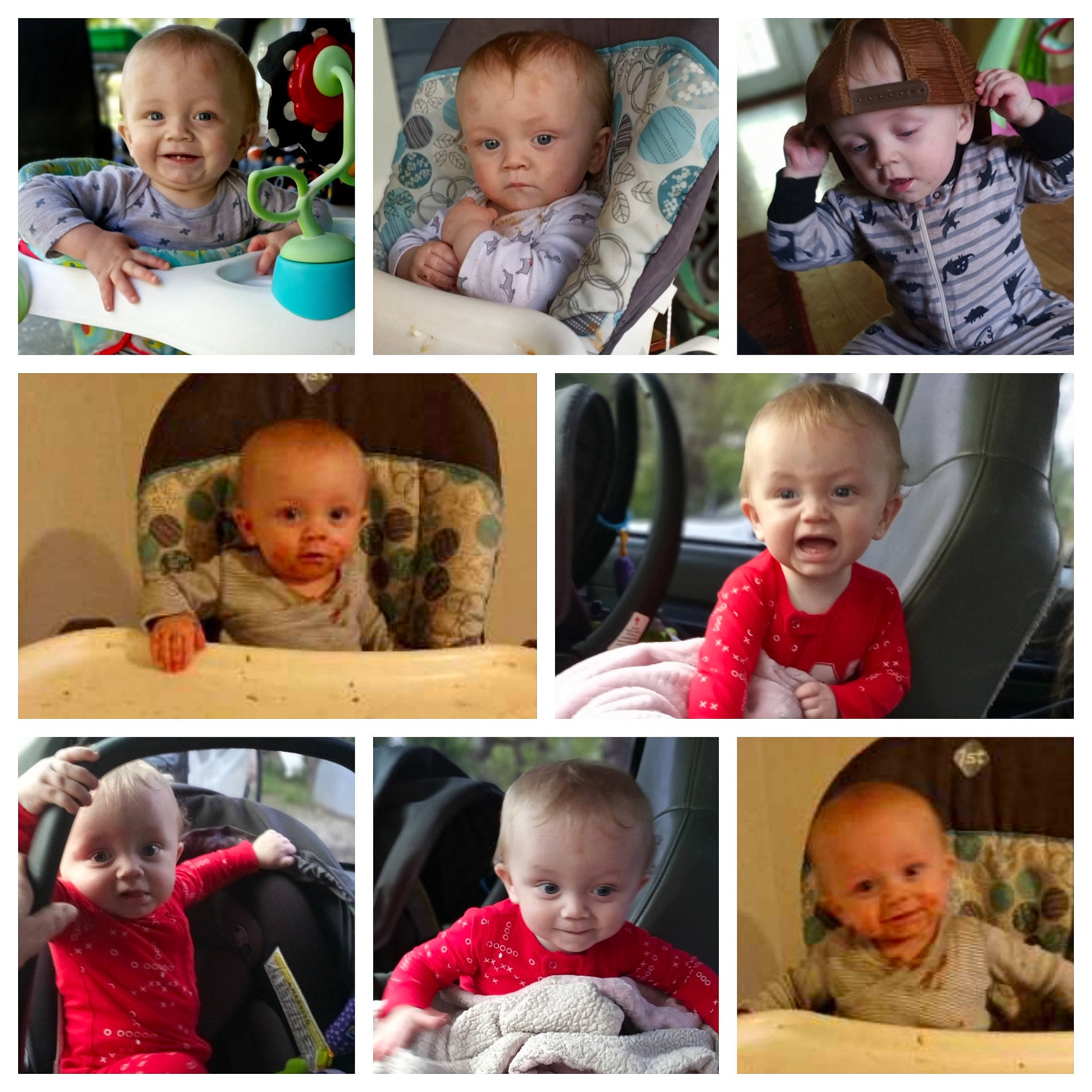 Rocky is registered to the contest to win money with this photo: art, baby, cheek, child, collage, ear, face, facial_expression, family, head, human, joy, people, person, photo_caption, photograph, photography, photomontage, play, sibling