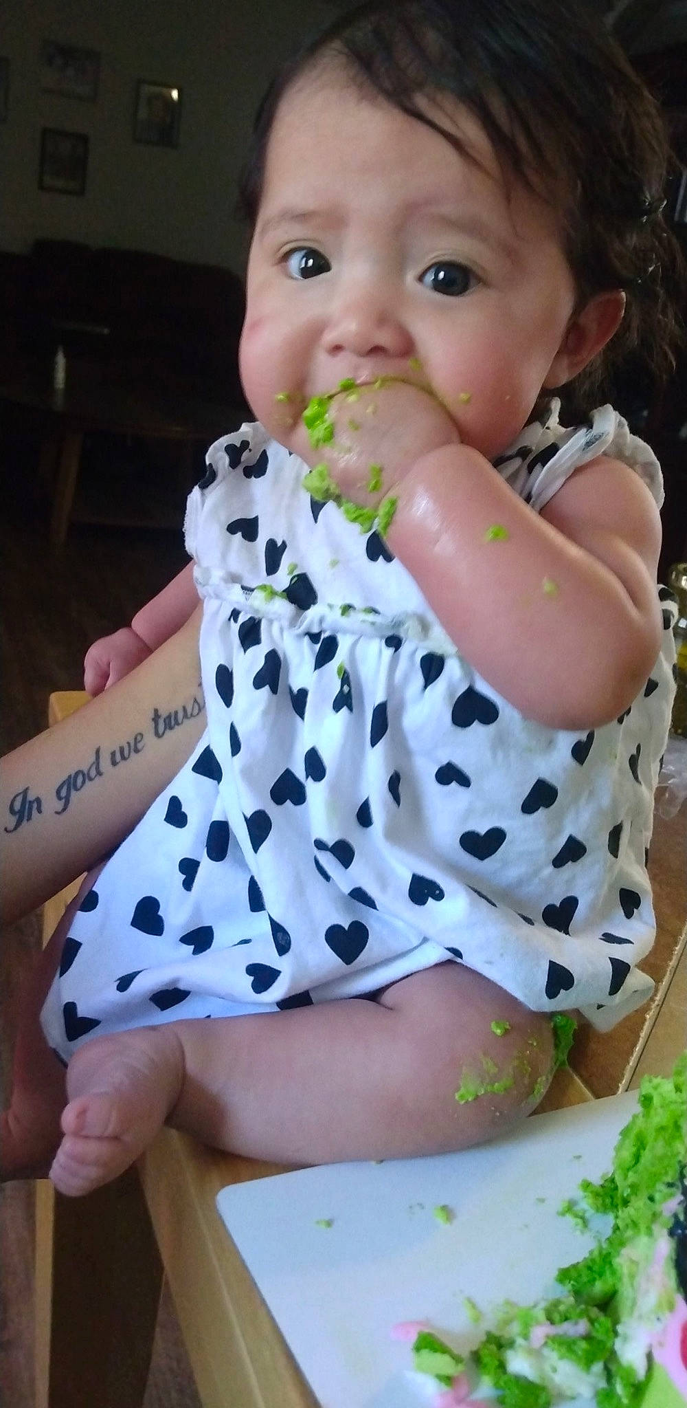 Marianna is registered to the contest to win money with this photo: baby, baby_toddler_clothing, beauty, cheek, child, dress, eyelash, finger, grass, happy, human_leg, lip, nail, pattern, person, sitting, skin, sleeve, thigh, thumb