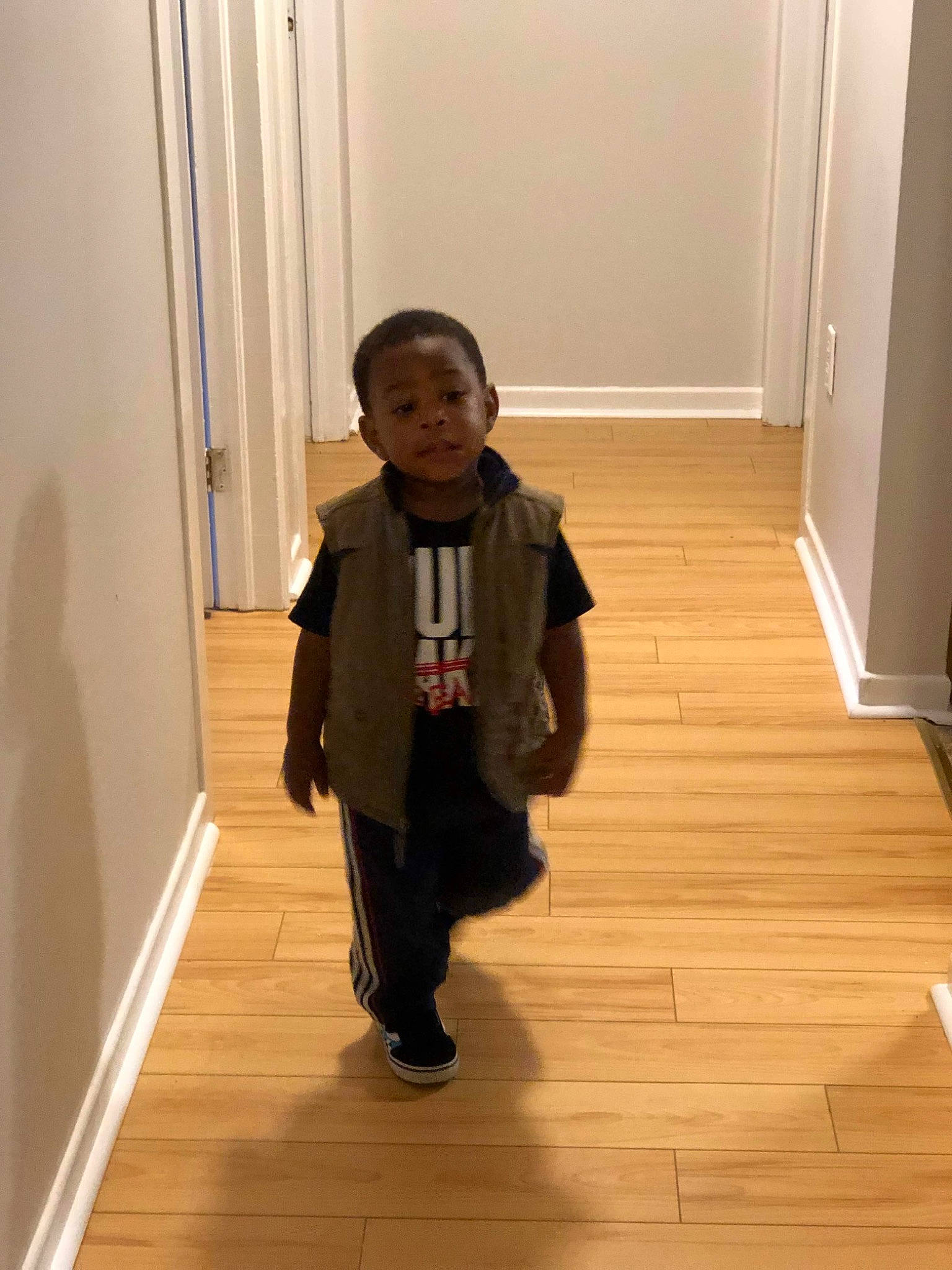 Alfa joined the competition — help win amazing prizes! floor, flooring, hardwood, laminate_flooring, outerwear, person, shoulder, stairs, standing, wood, wood_flooring