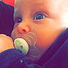 Layann participe au concours pour gagner de l'argent avec cette photo : cheek, child, close_up, eye, face, forehead, girl, hand, head, infant, iris, lip, mouth, nose, pink, purple, skin, smile, toddler, toy