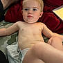 Gracelyn joined the competition — help win amazing prizes! baby, blanket, bodypart, clothing, couch, cushion, diaper, face, finger, furniture, hand, happy, head, homedecor, person, photography, portrait, shorts, sitting, smile