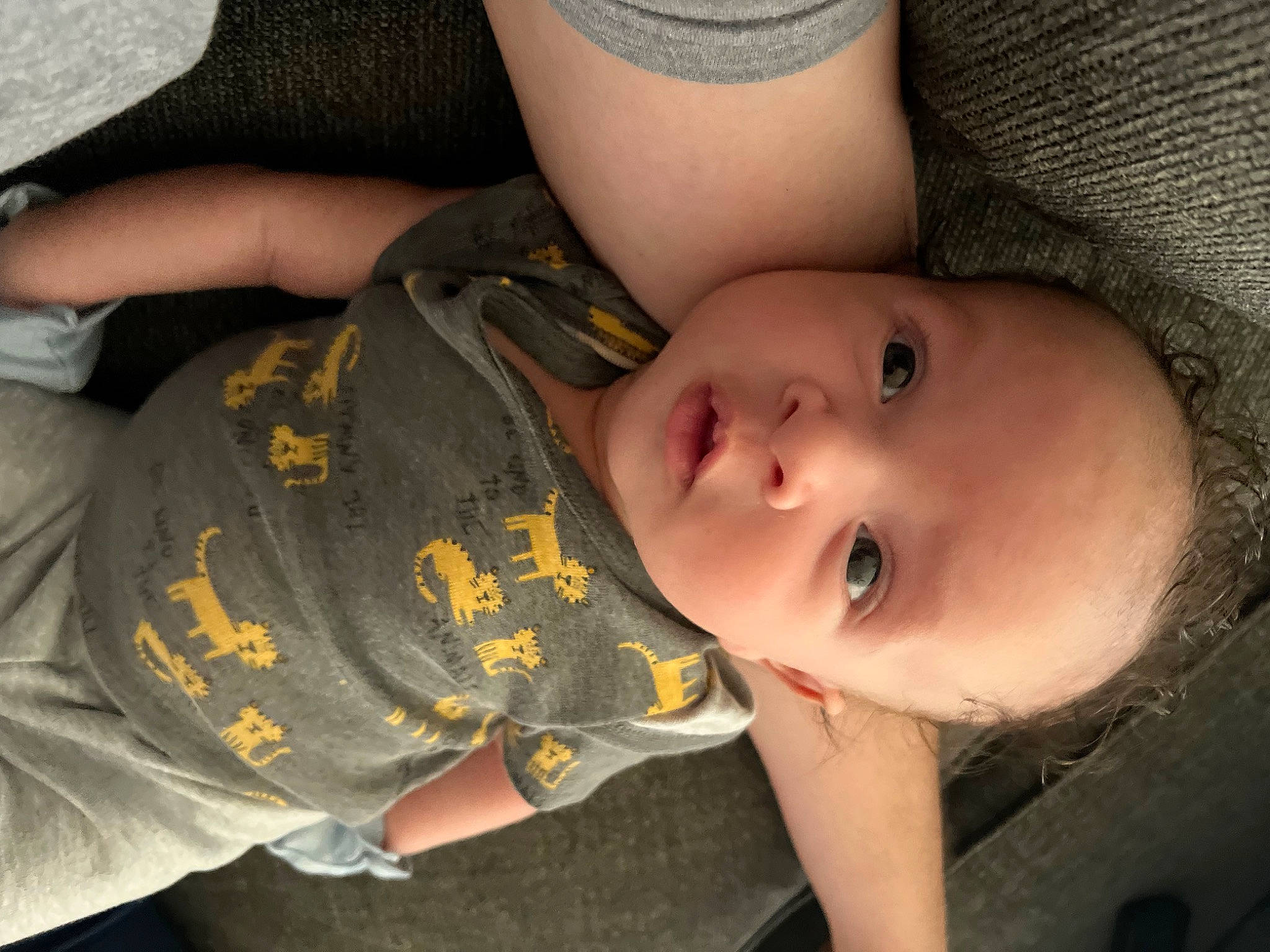 Brice joined the competition — help win amazing prizes! baby, baby_toddler_clothing, cheek, chest, child, chin, comfort, elbow, eyebrow, eyelash, grass, hat, iris, lip, mouth, nose, pattern, person, skin, toddler
