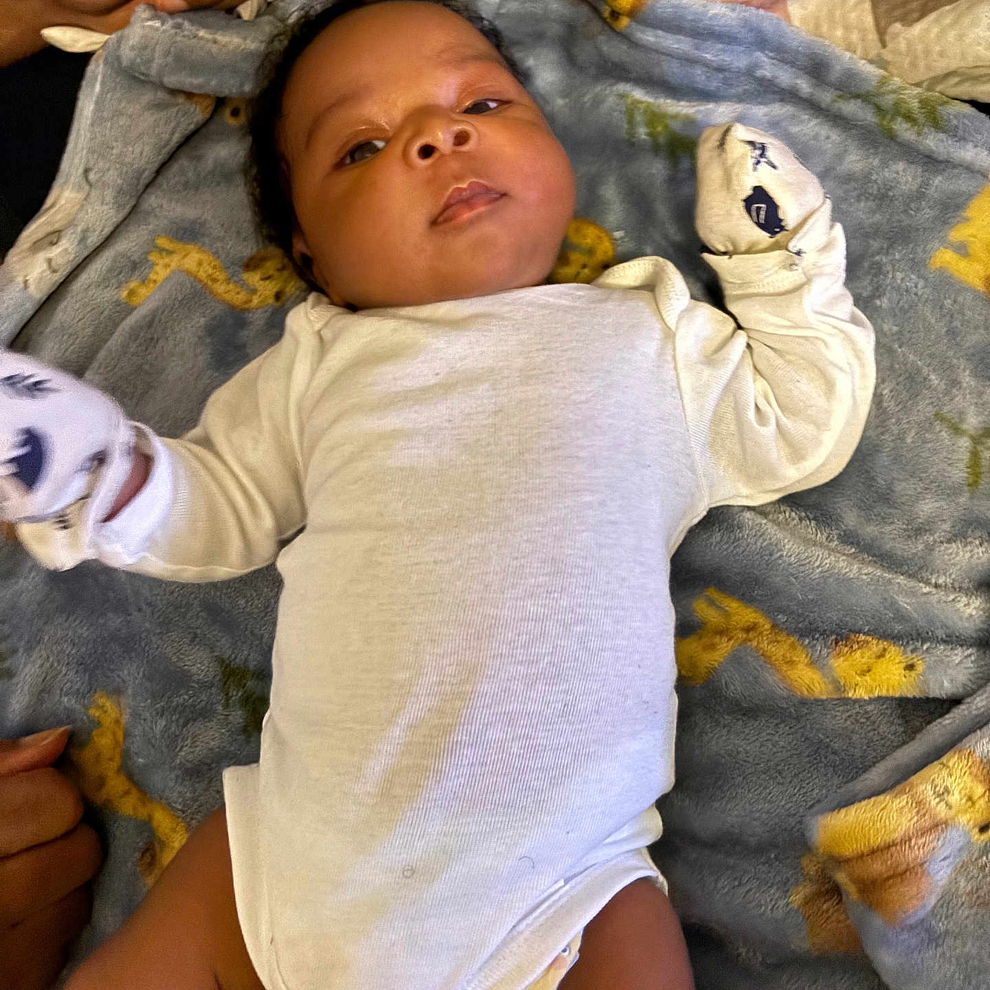 Sincere joined the competition — help win amazing prizes! architecture, baby, bed, blanket, bodypart, clothing, crib, diaper, face, finger, furniture, glove, hand, head, infantbed, newborn, person, photography, portrait, quilt