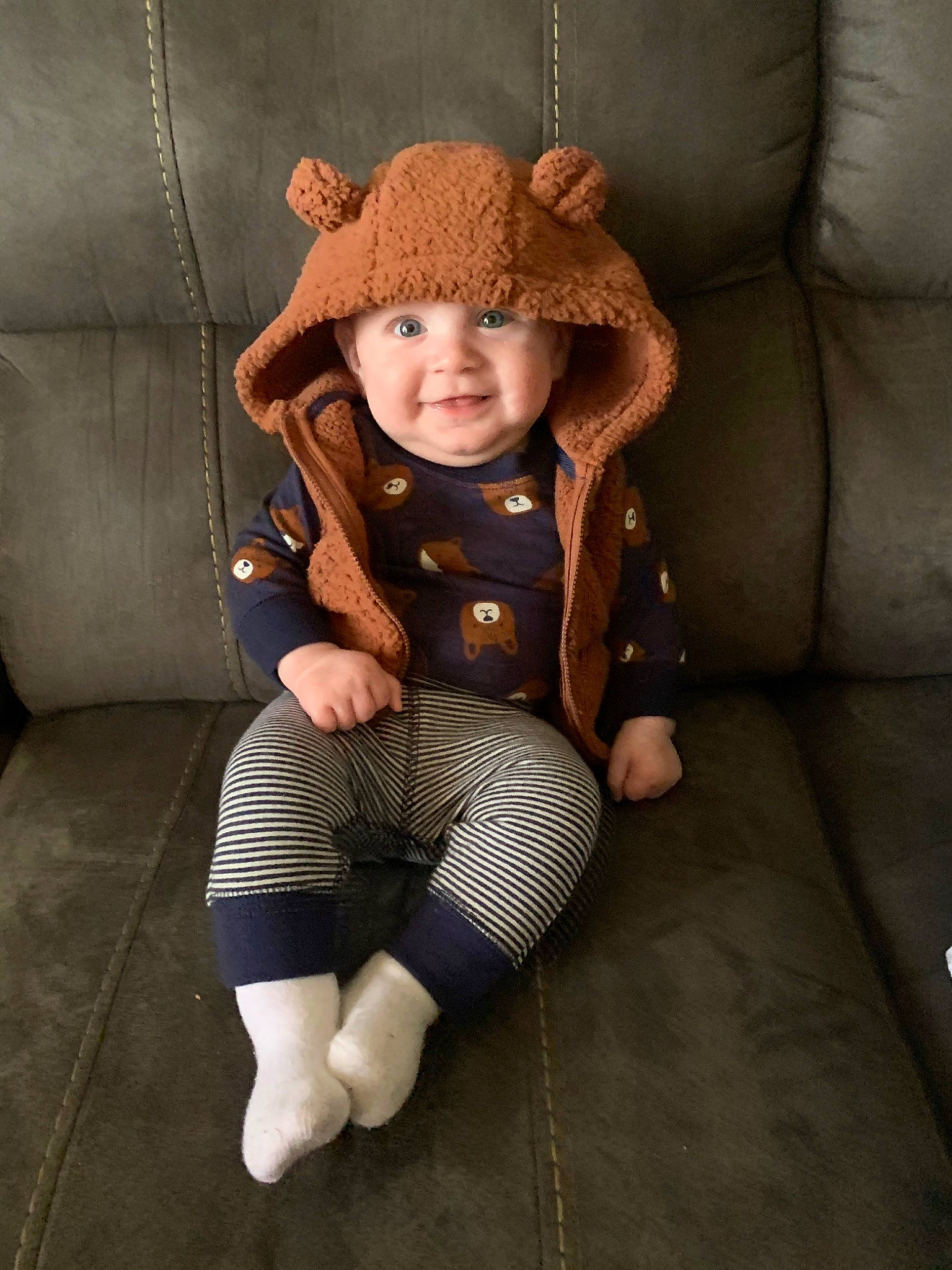 Jeramie joined the competition — help win amazing prizes! child, doll, fawn, headwear, joy, person, sitting, skin, toddler, toy