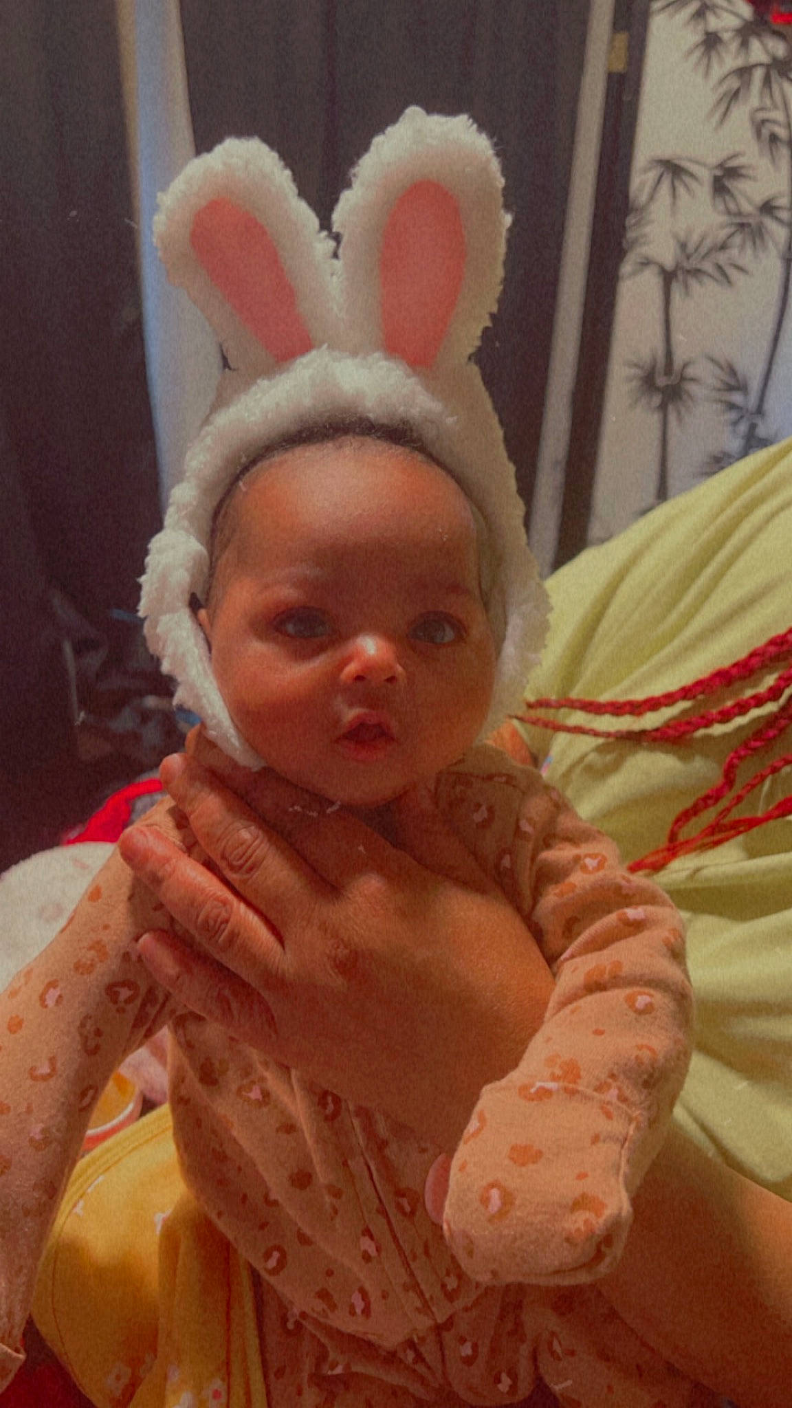 Sanai is registered to the contest to win money with this photo: baby, cheek, ear, eye, eyebrow, eyelash, finger, forehead, gesture, happy, human_body, iris, lip, mouth, neck, nose, person, pink, skin, thumb