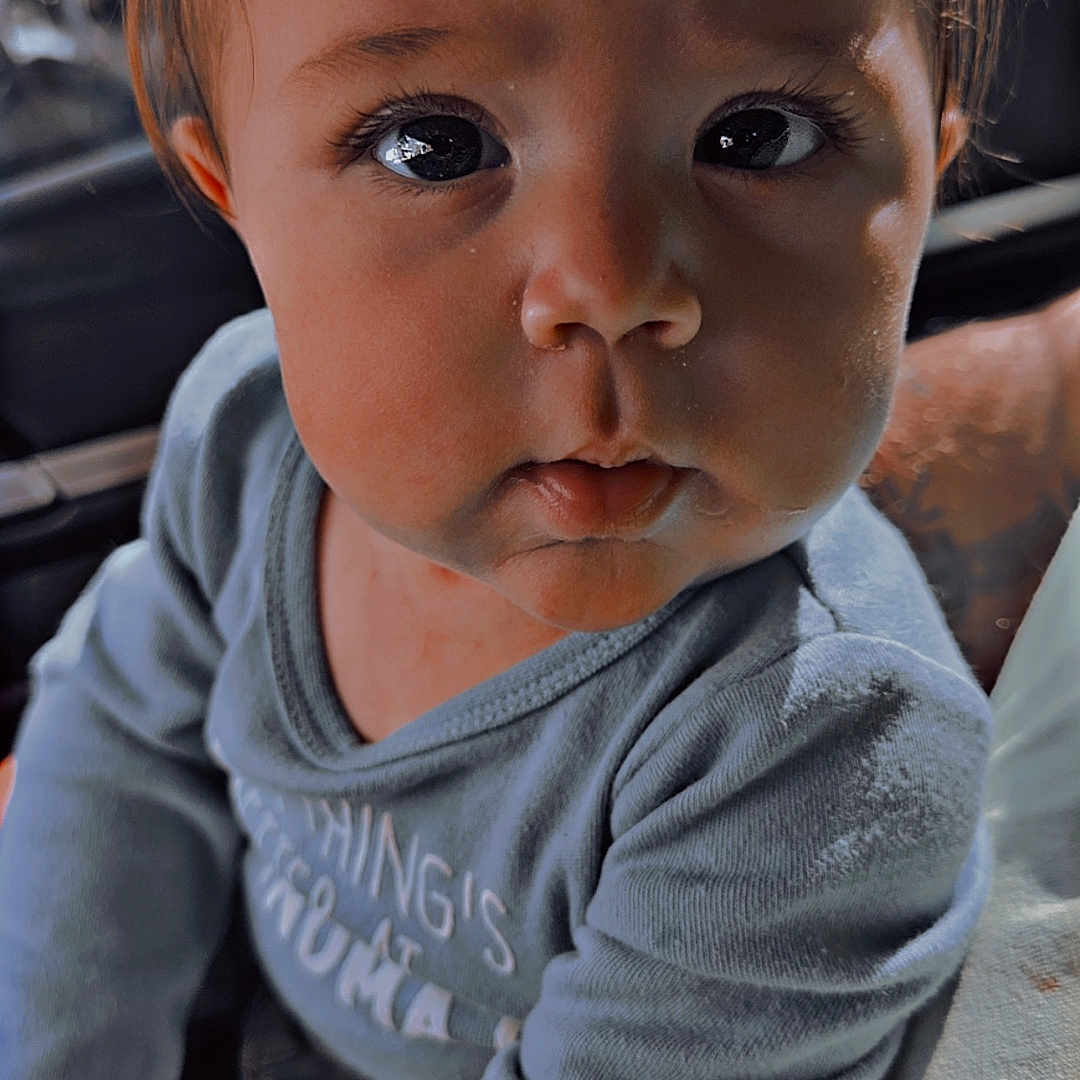 Ty joined the competition — help win amazing prizes! baby, bodypart, clothing, face, finger, frown, hand, happy, head, knitwear, longsleeve, mouth, person, photography, portrait, sad, sleeve, smile, sweater, t_shirt