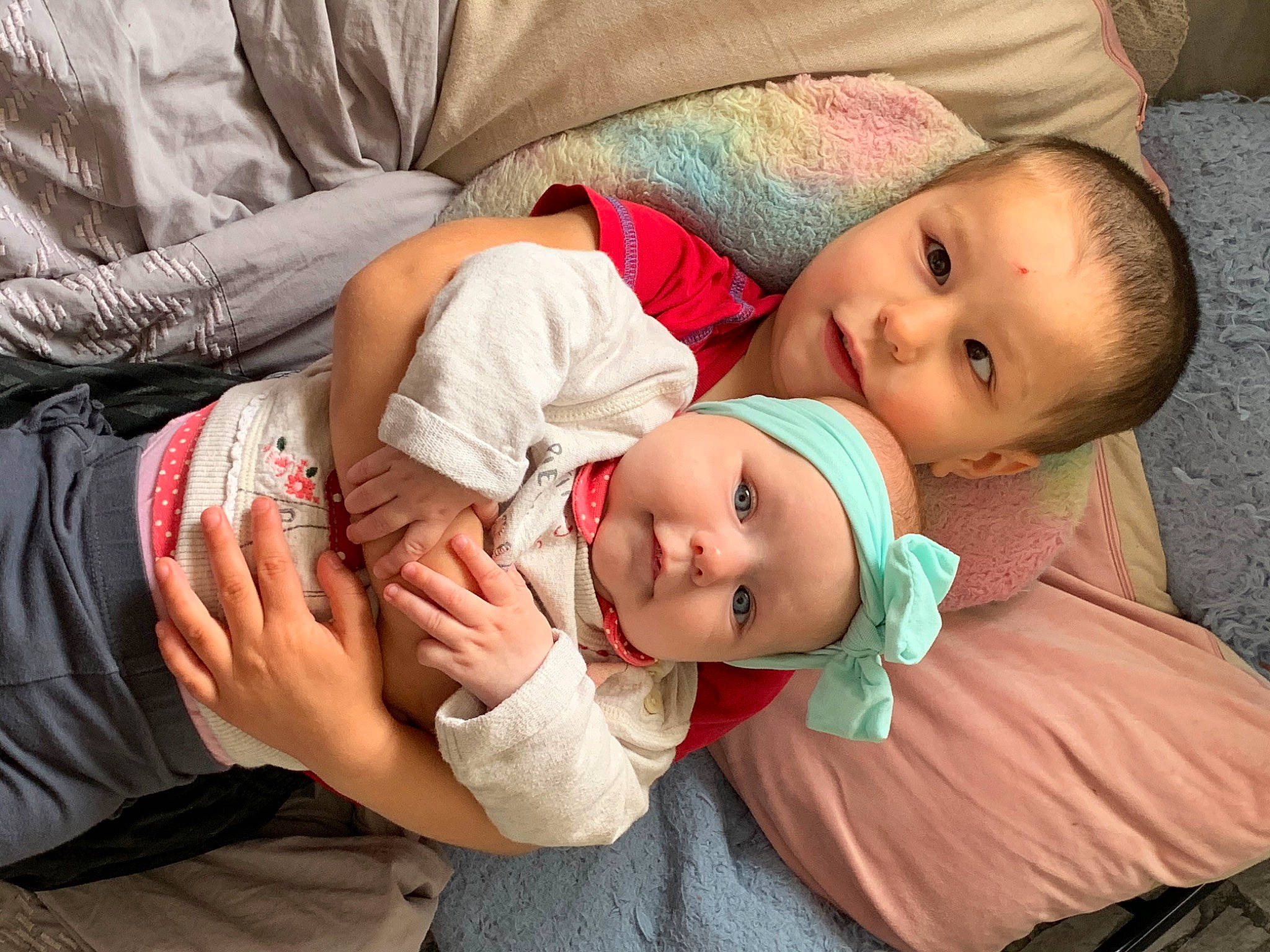 Felicity is registered to the contest to win money with this photo: baby, birth, cheek, child, family, hand, headwear, nose, people, person, skin, toddler