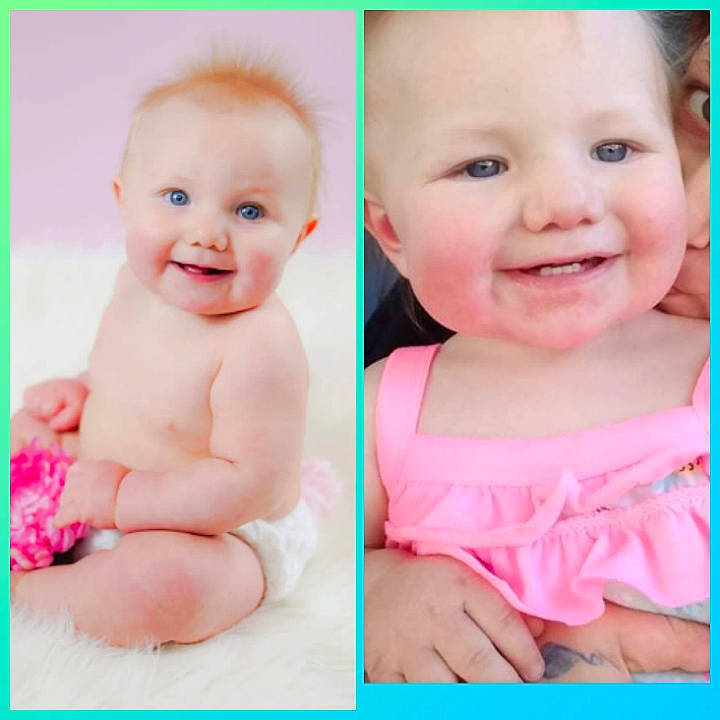 A'Zaria joined the competition — help win amazing prizes! aqua, baby, baby_toddler_clothing, beauty, cheek, child, chin, eyebrow, eyelash, gesture, happy, iris, joy, nose, person, photograph, pink, product, skin, sleeve