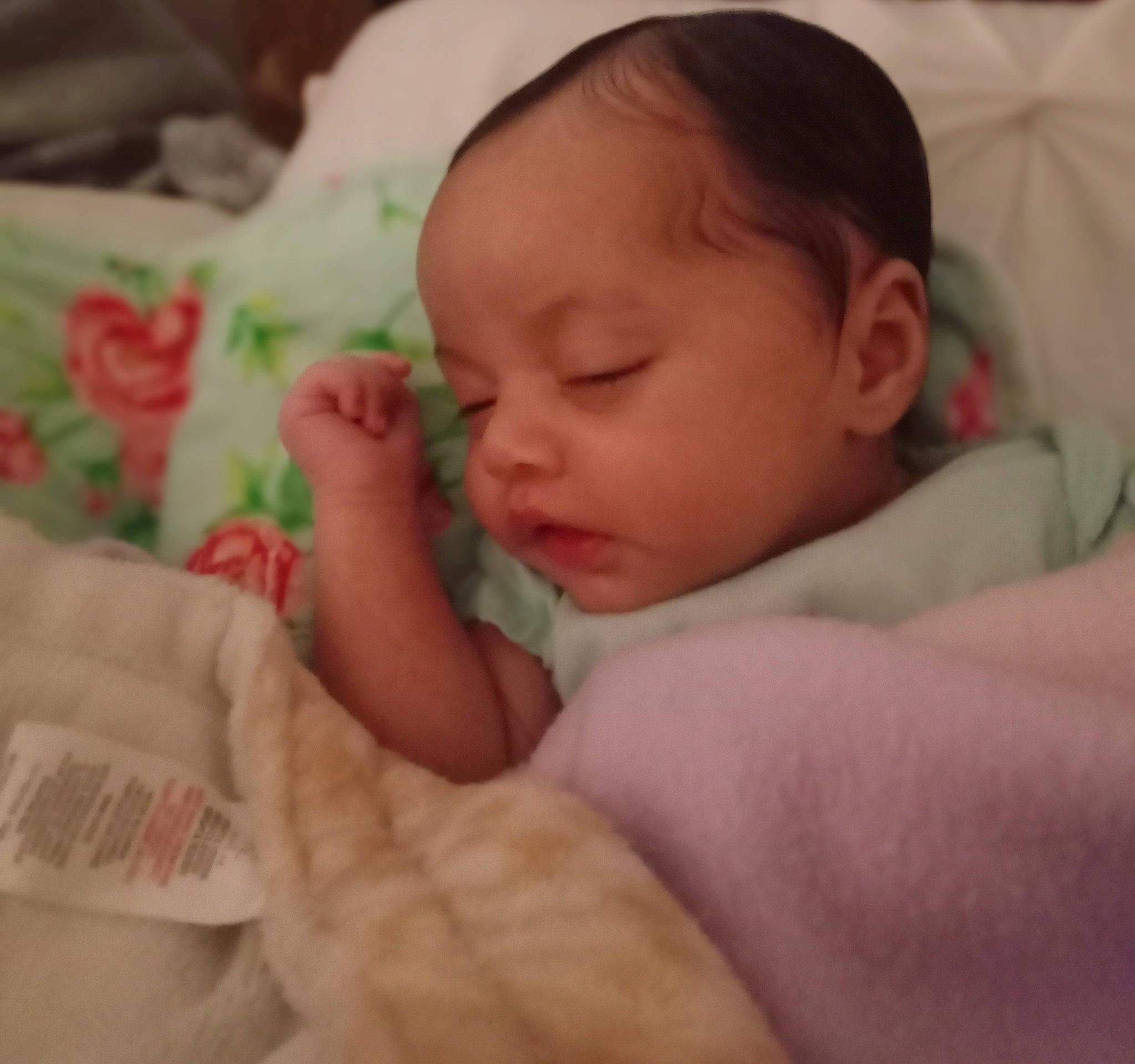 Zemirah is registered to the contest to win money with this photo: baby, baby_products, baby_sleeping, baby_toddler_clothing, bedtime, cheek, child, comfort, ear, eyelash, finger, happy, linens, nail, nap, nose, person, skin, sleep, thumb
