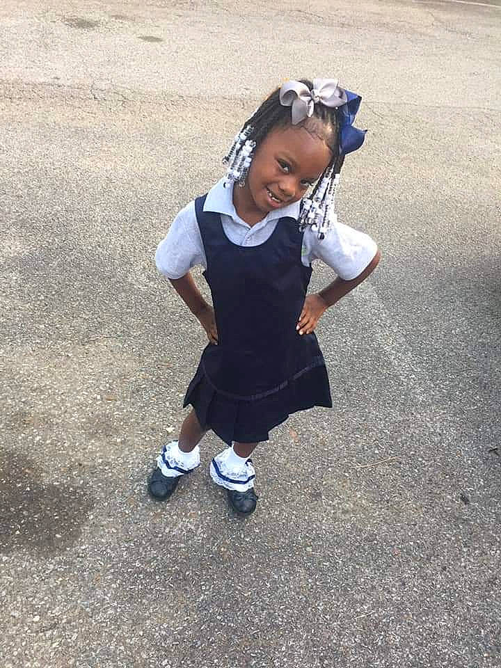 Ame'Lla is registered to the contest to win money with this photo: asphalt, child, dress, footwear, fun, glasses, happy, joy, person, photography, play, recreation, shoe, smile, toddler, vacation, white