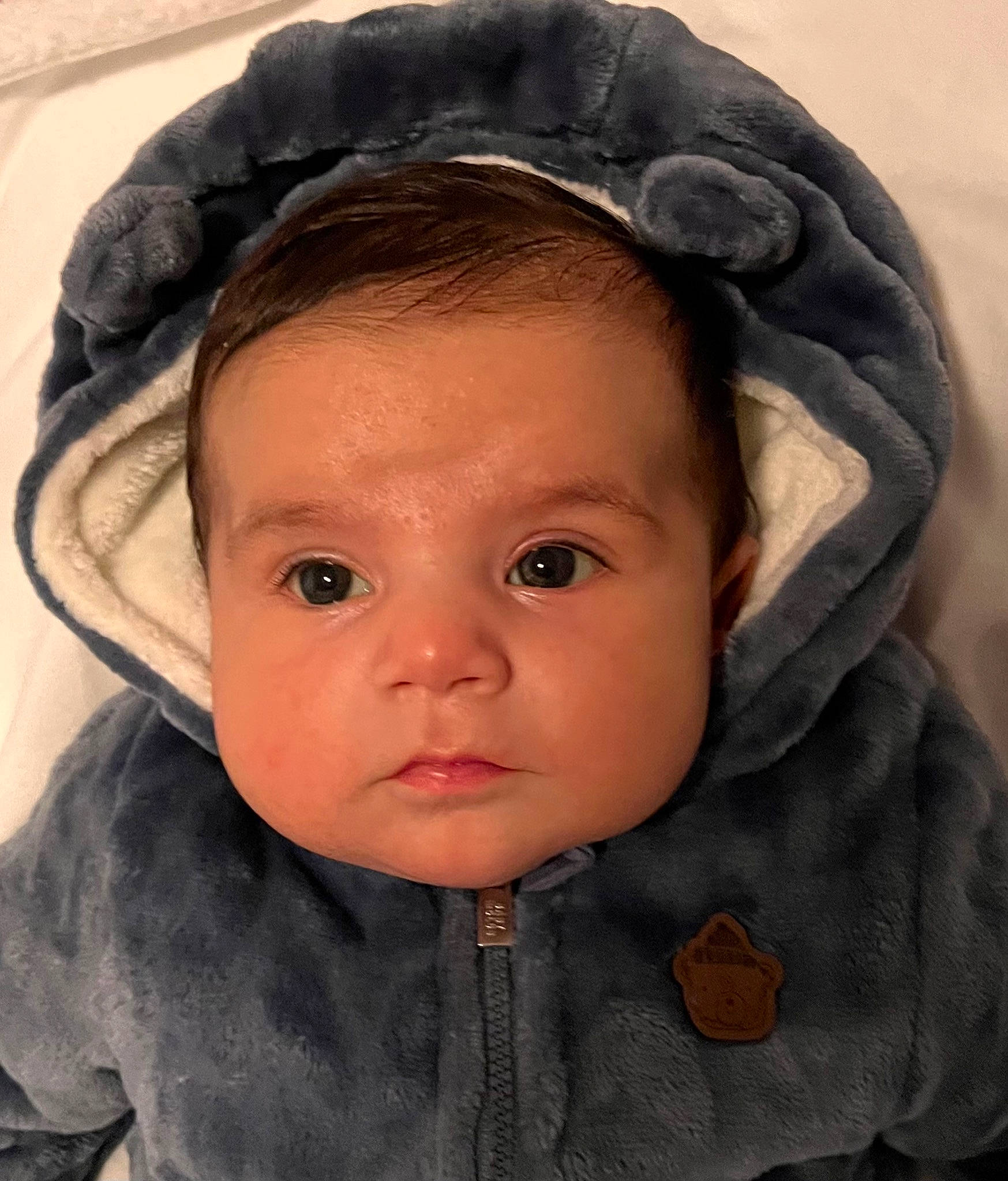 Samuel participe au concours pour gagner de l'argent avec cette photo : baby_toddler_clothing, cheek, clothing, cool, ear, eye, eyebrow, eyelash, headgear, iris, lip, neck, nose, organ, outerwear, person, skin, sleeve, textile, toddler