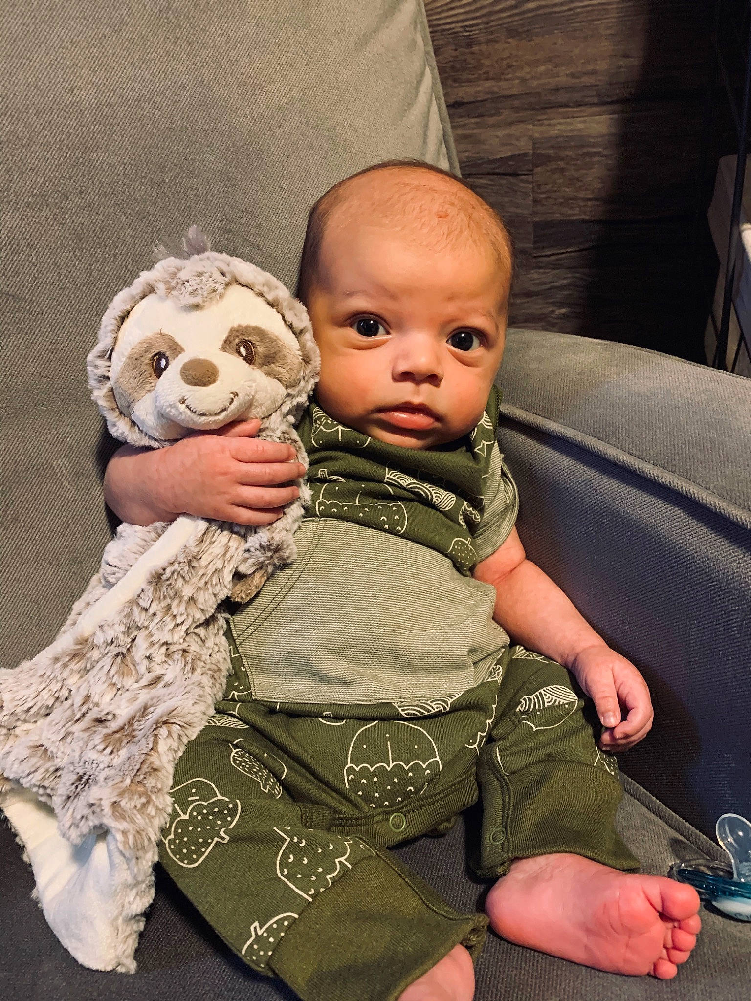 Knox joined the competition — help win amazing prizes! baby, baby_products, cheek, child, head, human, person, product, sitting, skin, sleeve, teddy_bear, toddler, toy, vacation