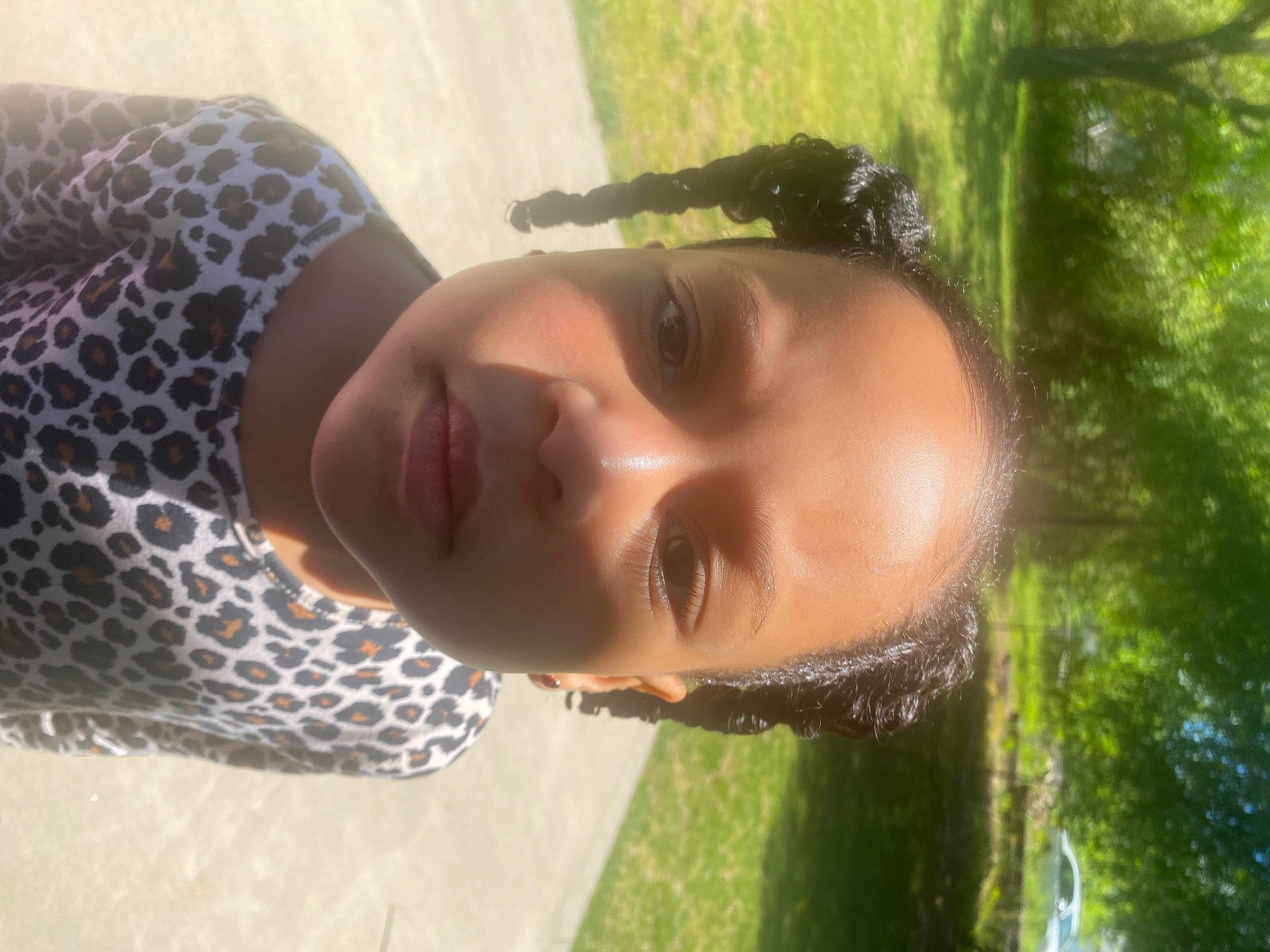 Camilla is registered to the contest to win money with this photo: botany, cool, eyelash, fun, grass, green, happy, leaf, leisure, lip, neck, nose, organism, people_in_nature, person, plant, tints_and_shades, tree, water, window