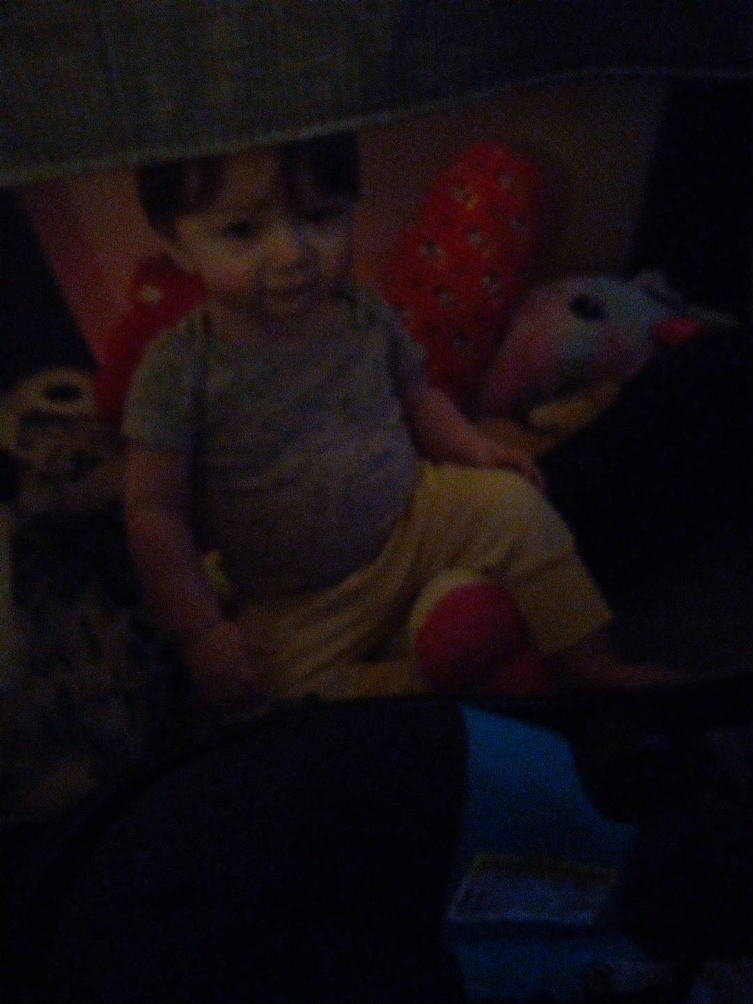 Richard David Ross joined the competition — help win amazing prizes! baby, baby_toddler_clothing, carmine, child, cloud, darkness, floor, flooring, fun, mouth, nose, pattern, person, sitting, skin, sky, square, tints_and_shades, toddler, toy